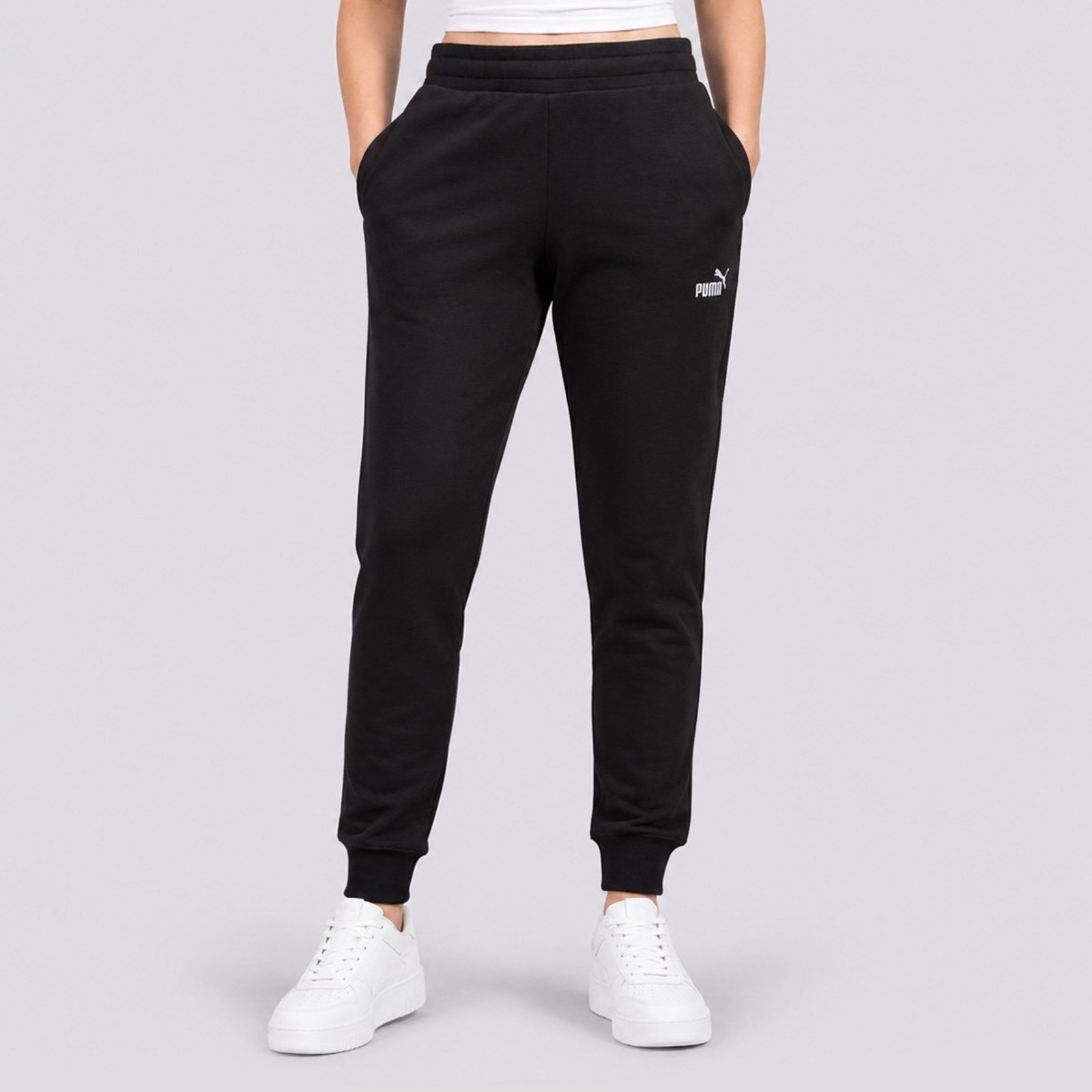 Calça Puma Ess No.1 Logo Sweatpants CL Feminino Preta