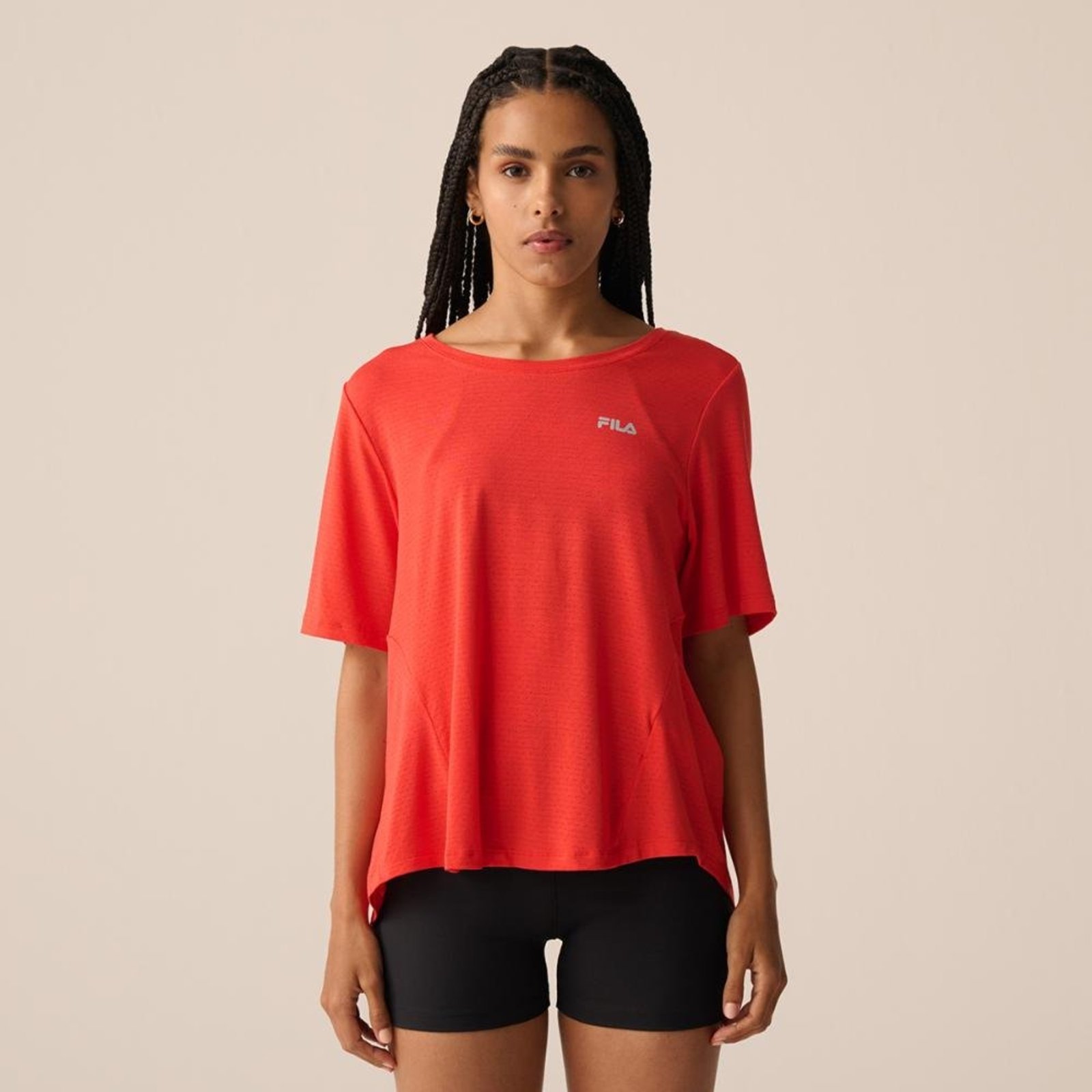 Camiseta Fila Future Sports Flow Feminina Vermelho