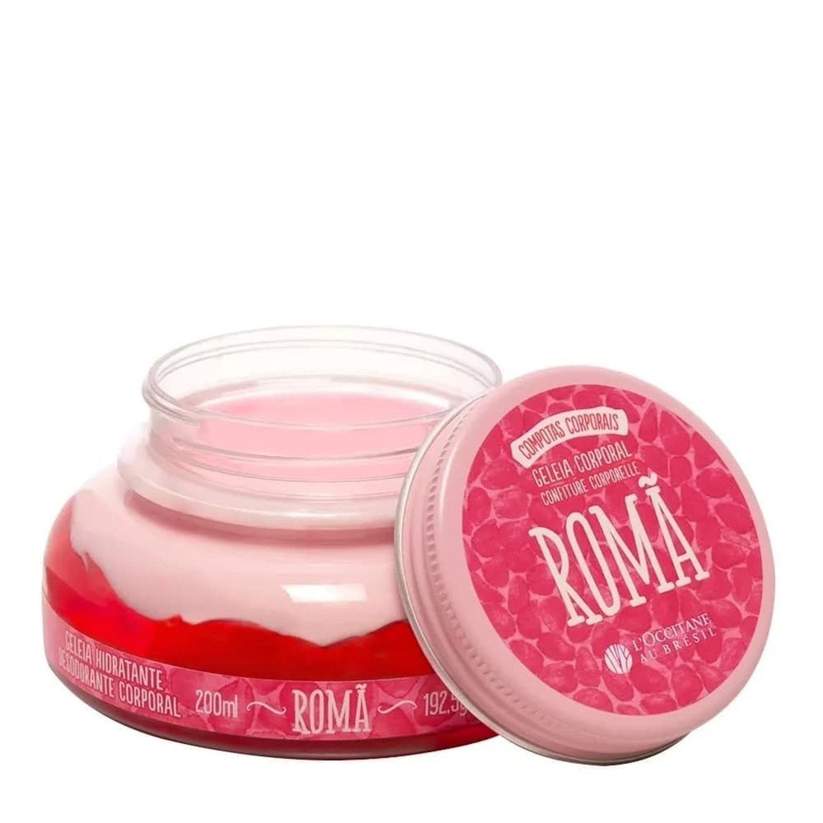 Geleia Hidratante Desodorante Corporal Romã L’Occitane Au Brésil 200ml
