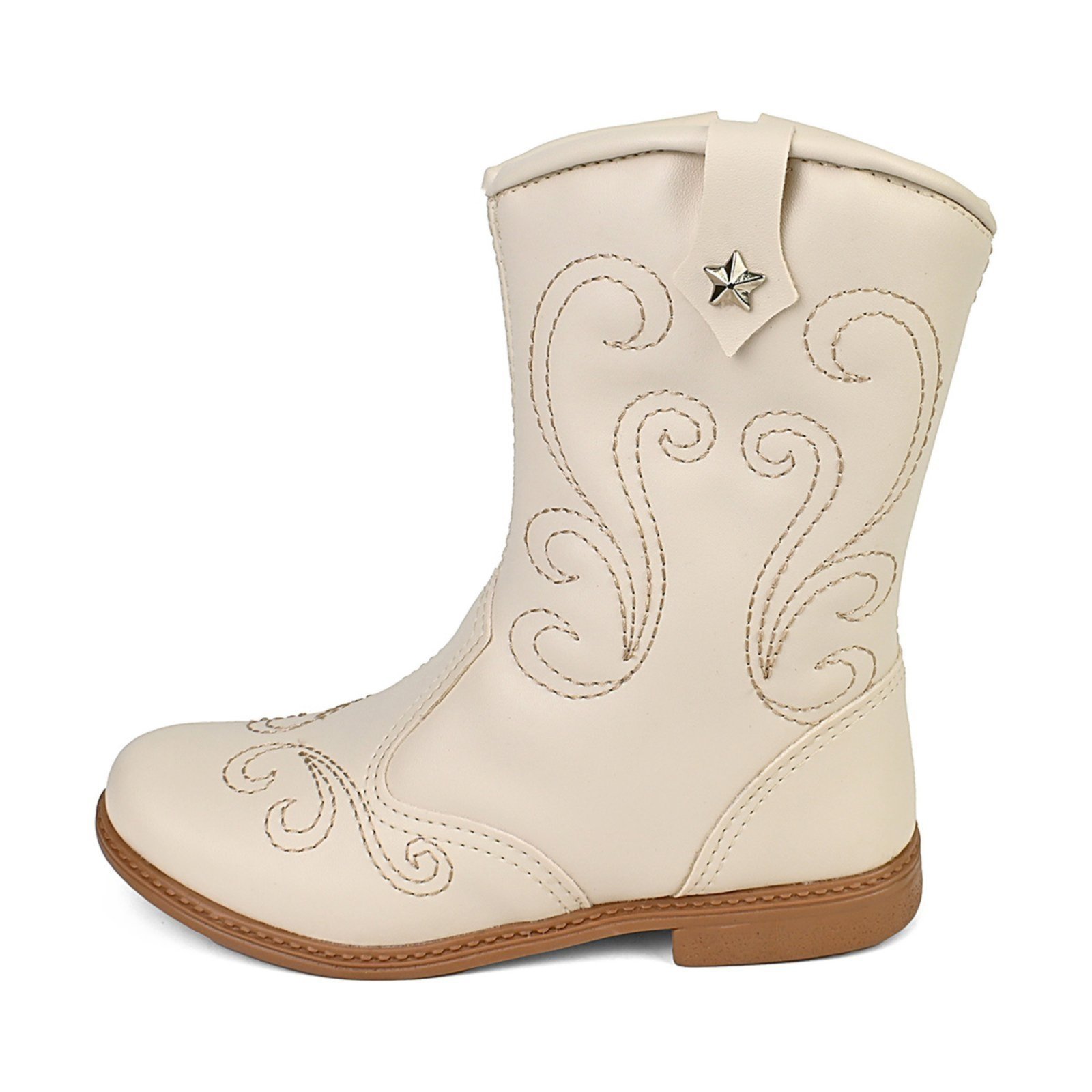 Infantil – Bota Texana Bordada Menina Country Cano Alto Lulopé