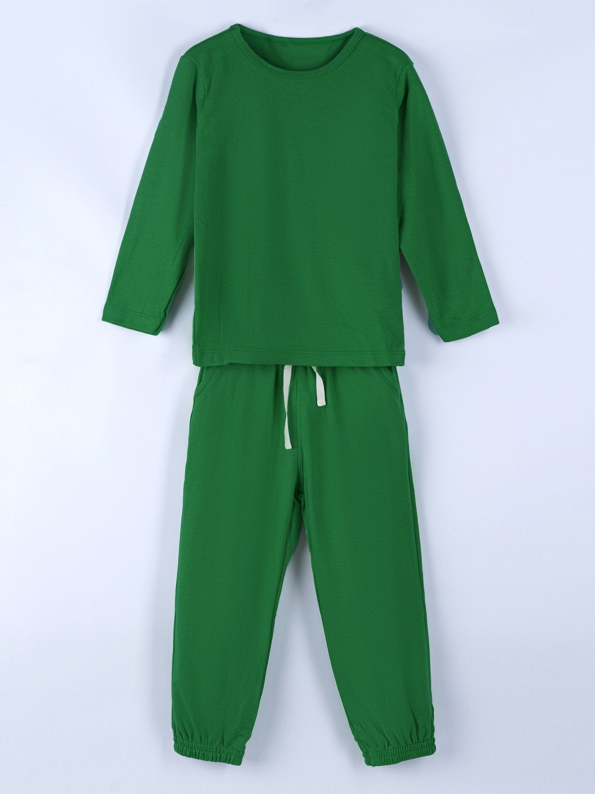Vista 3 Infantil - Conjunto Bugbee Menino Camiseta Manga Longa e Calça Malha Suedine Grama verde Bugbee verde