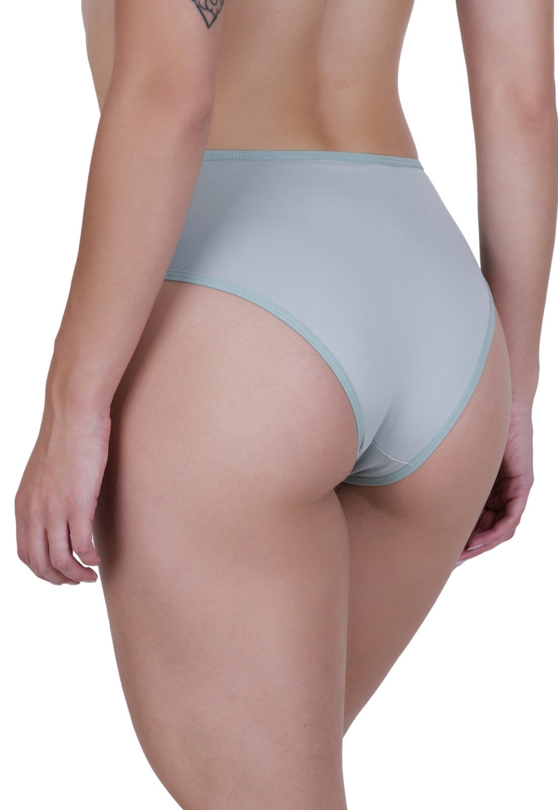 Vista 3 Kit 10 Calcinhas Femininas Biquíni Microfibra Gracinha Conforto Diário Concept Lingerie multicolorido Concept Lingerie multicolorido