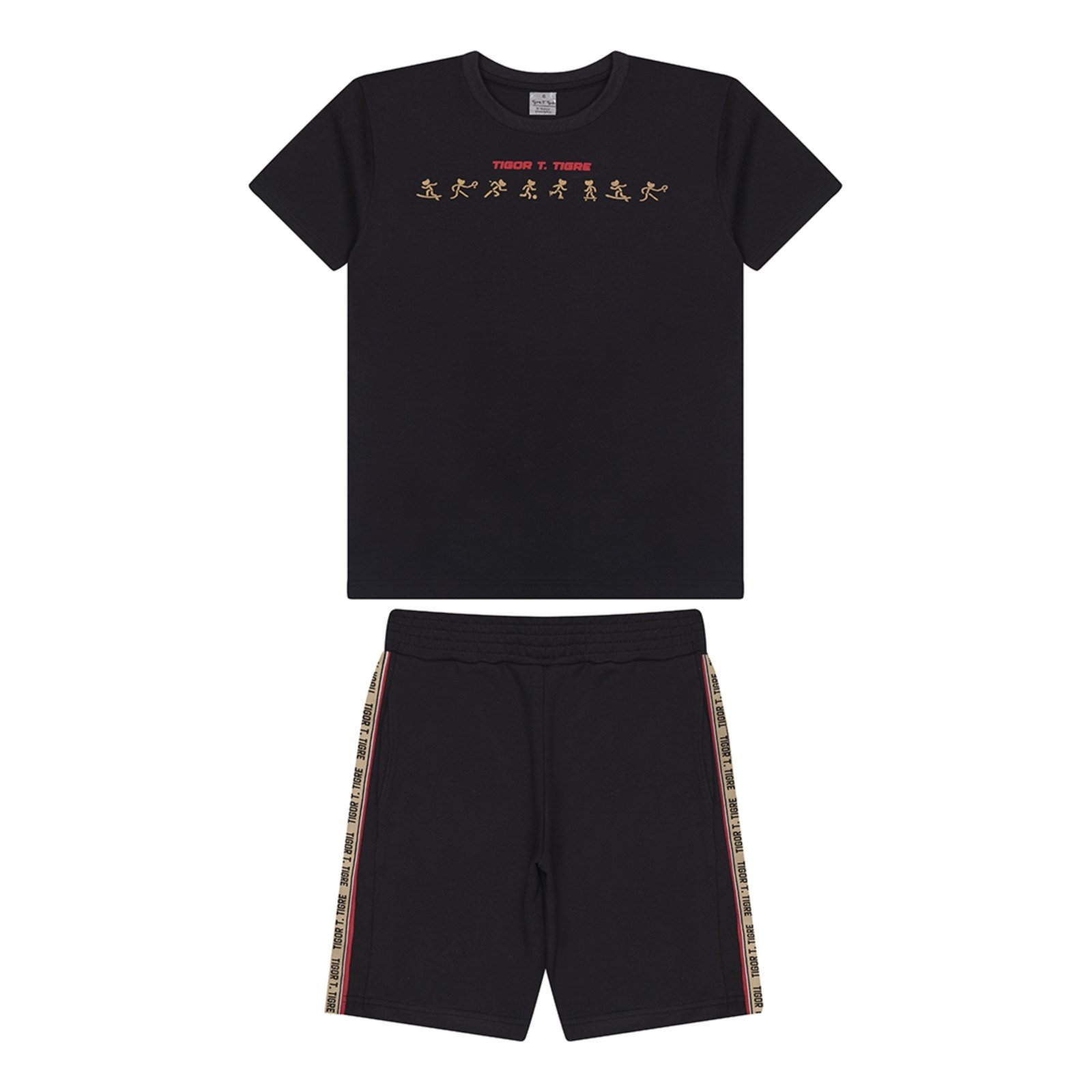 Infantil - Conjunto Curto Masculino Tigor T. Tigre