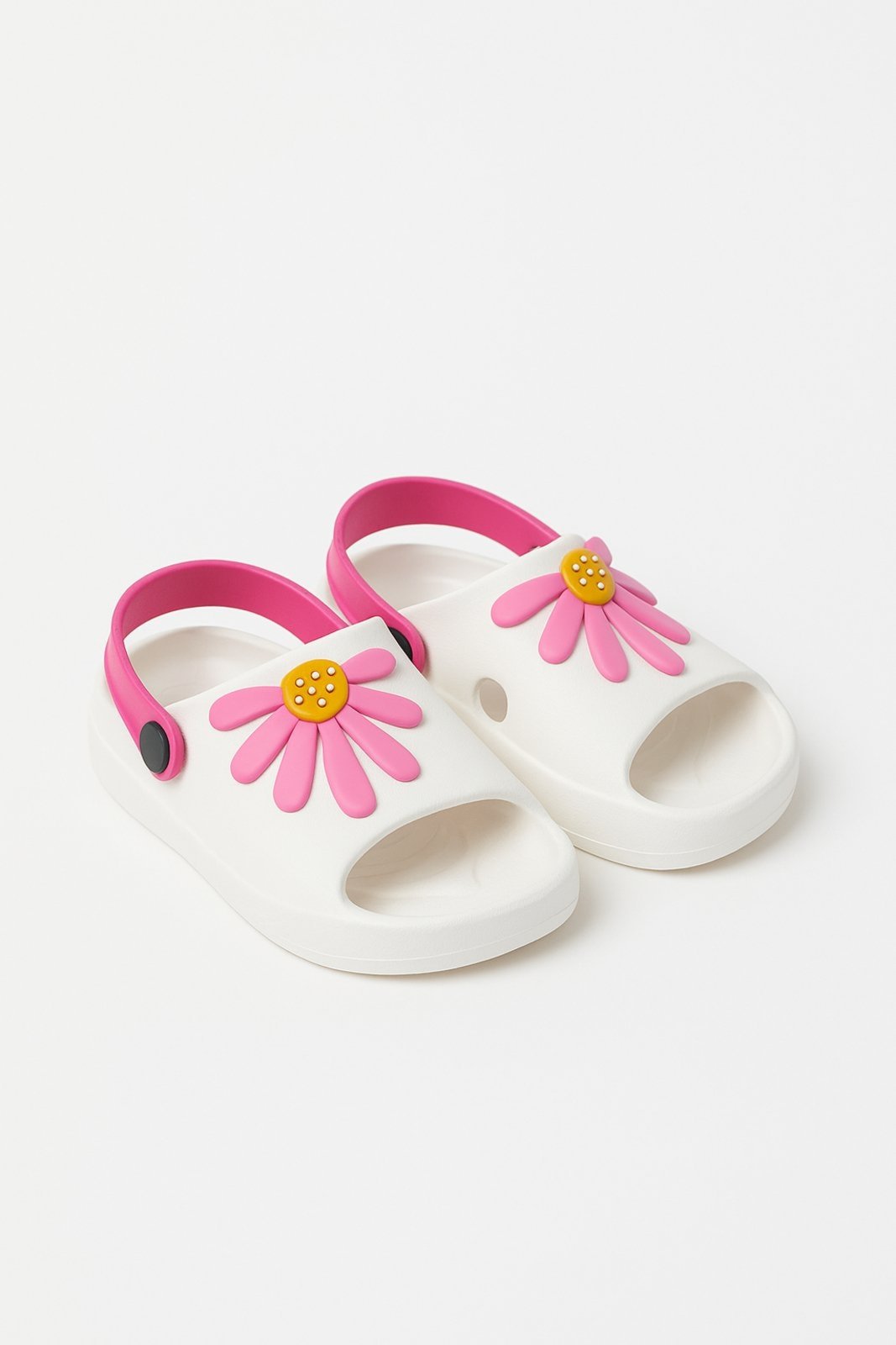Infantil – Chinelo com Tiras Flor Pink
