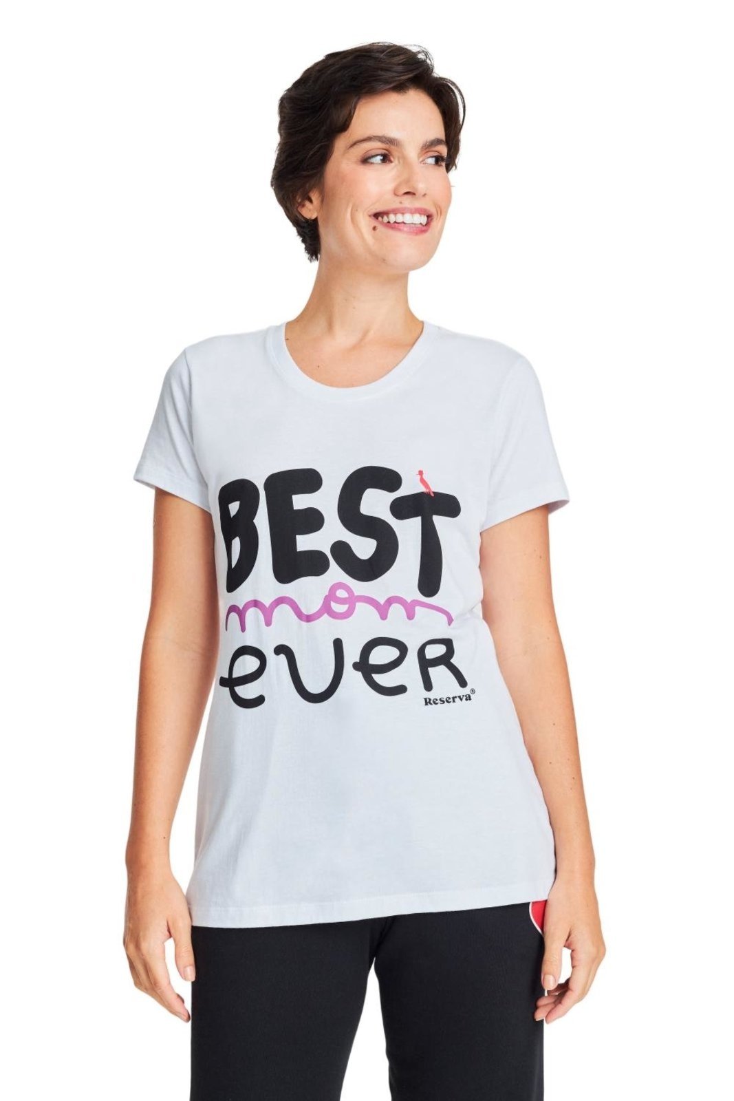 Camiseta Best Mom Ever Reserva Branco