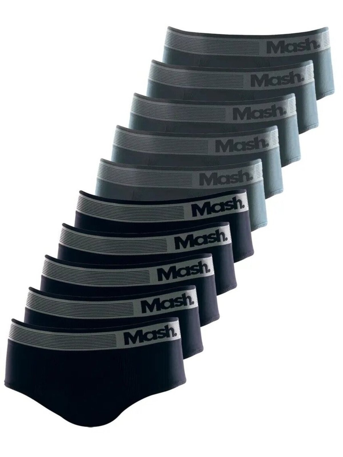 Kit com 10 Cueca Slip Mash 713.02