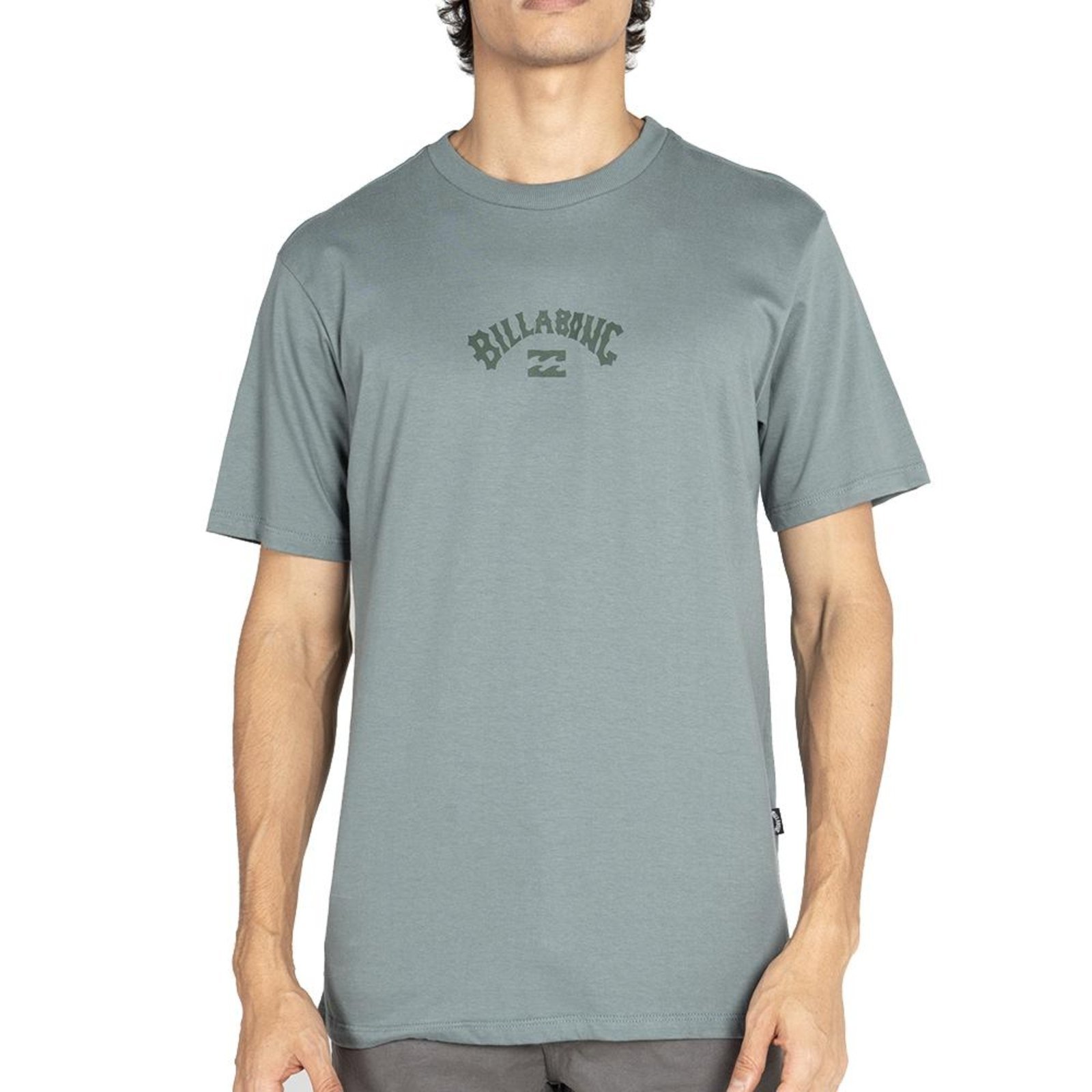 Camiseta Billabong Mid Arch WT25 Masculina Verde Escuro
