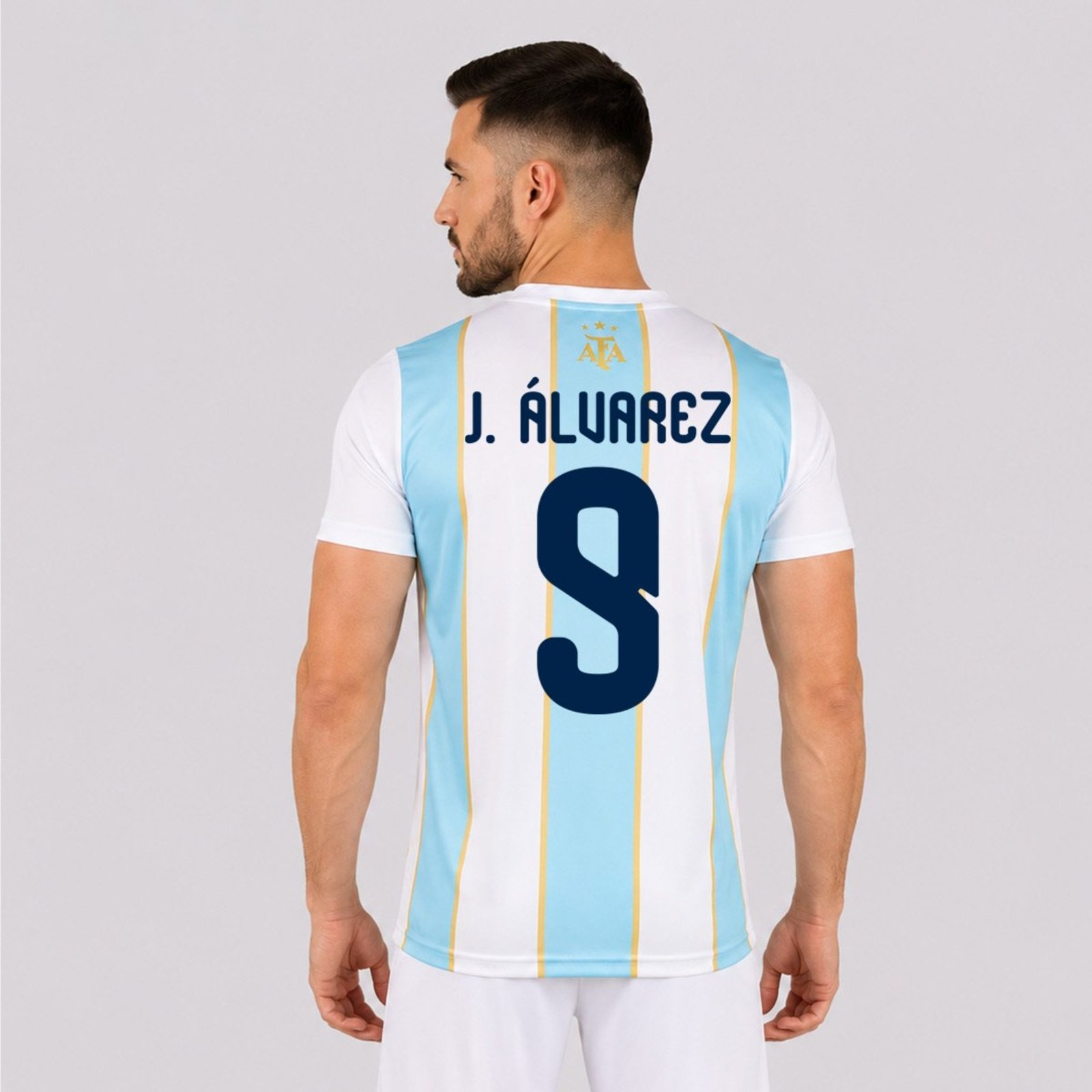 Camisa Argentina Classic 9 J. Álvarez
