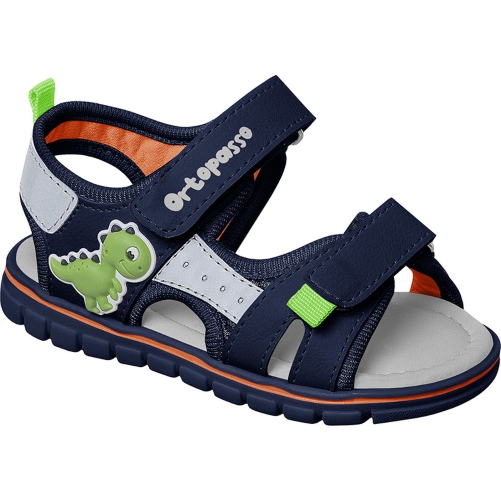 Infantil – Sandália Ortopasso Anatômica Menino Azul Marinho