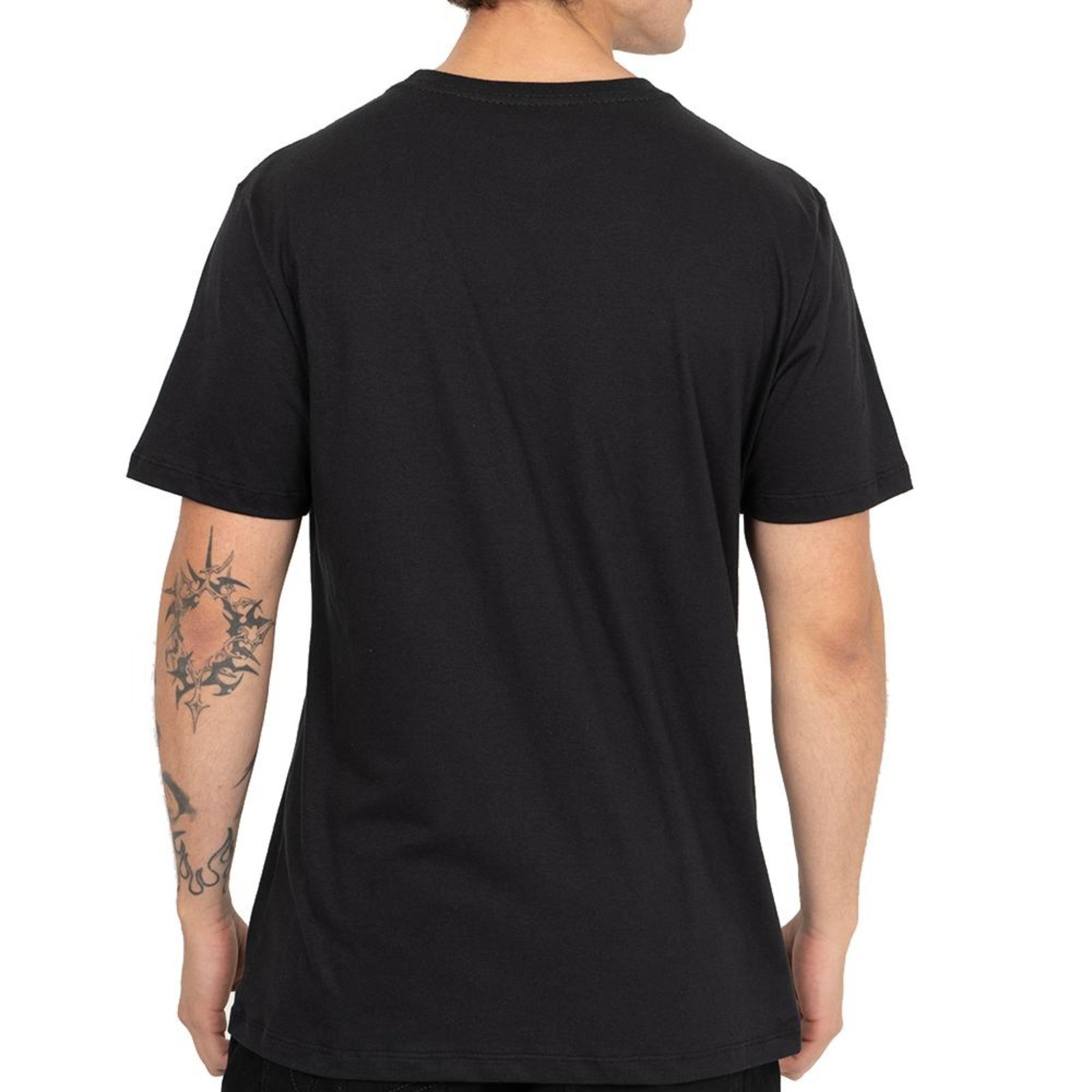 Camiseta Quiksilver Gradient Broken Type SM26 Preto