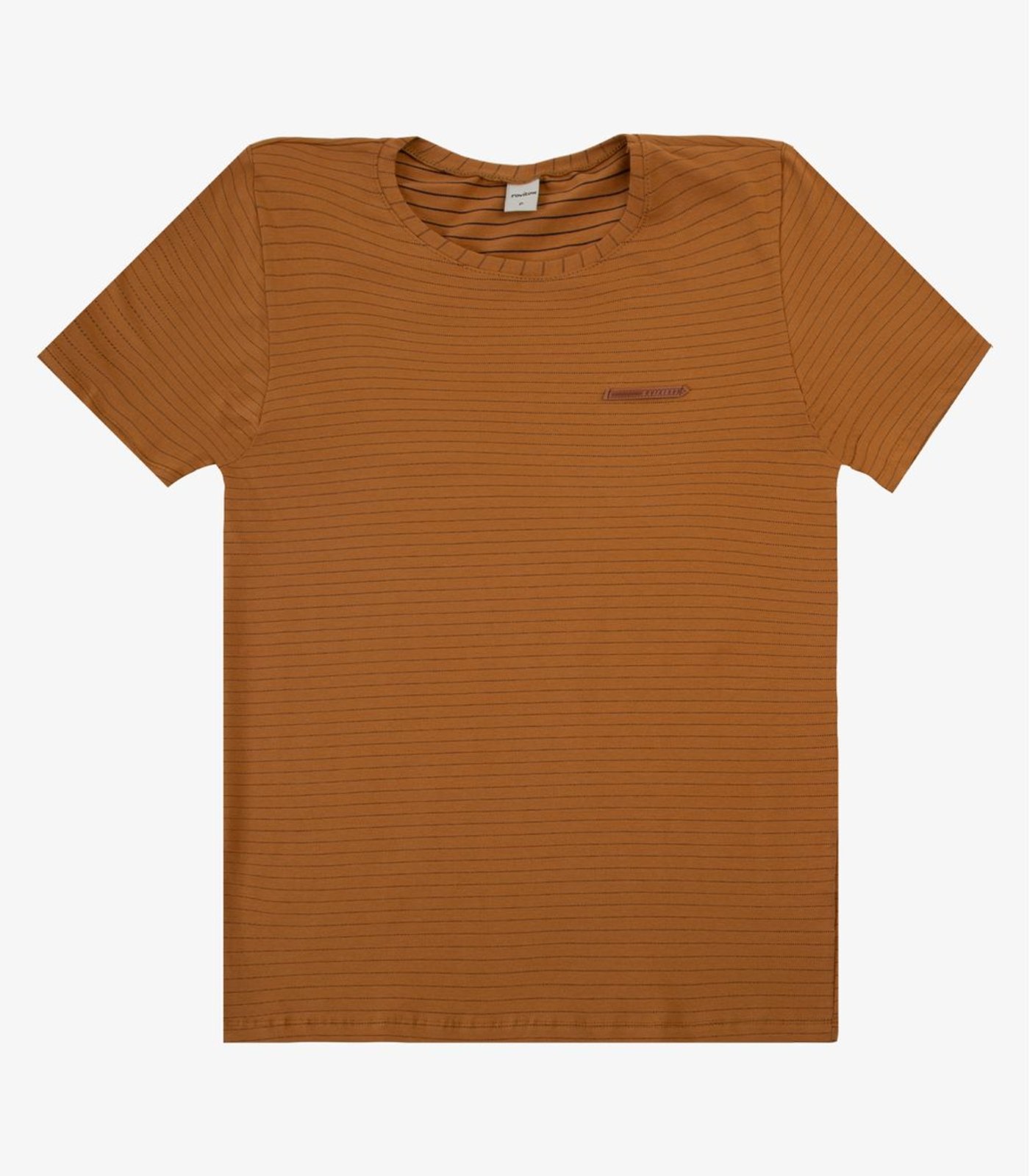 Camiseta Masculino em Cotton Rovitex Marrom