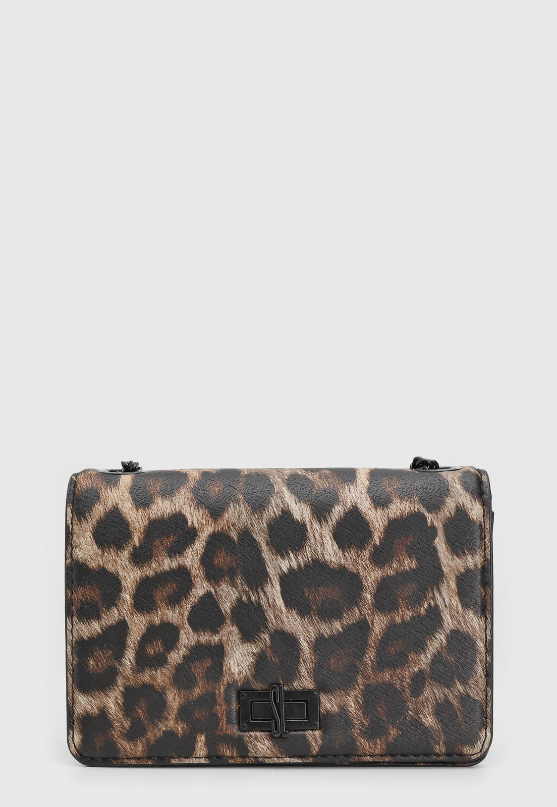 Bolsa Pequena Feminina Santa Lolla Animal Print Onça Marrom