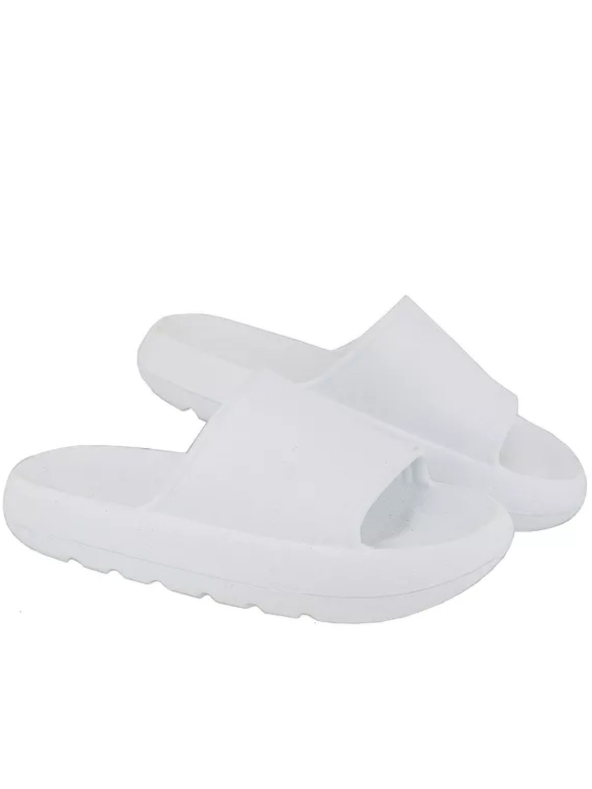 Chinelo Nuvem Feminino Urbania Slide Macio Masculino Antiderrapante Confortável Unissex Leve Praia Branco Promoção