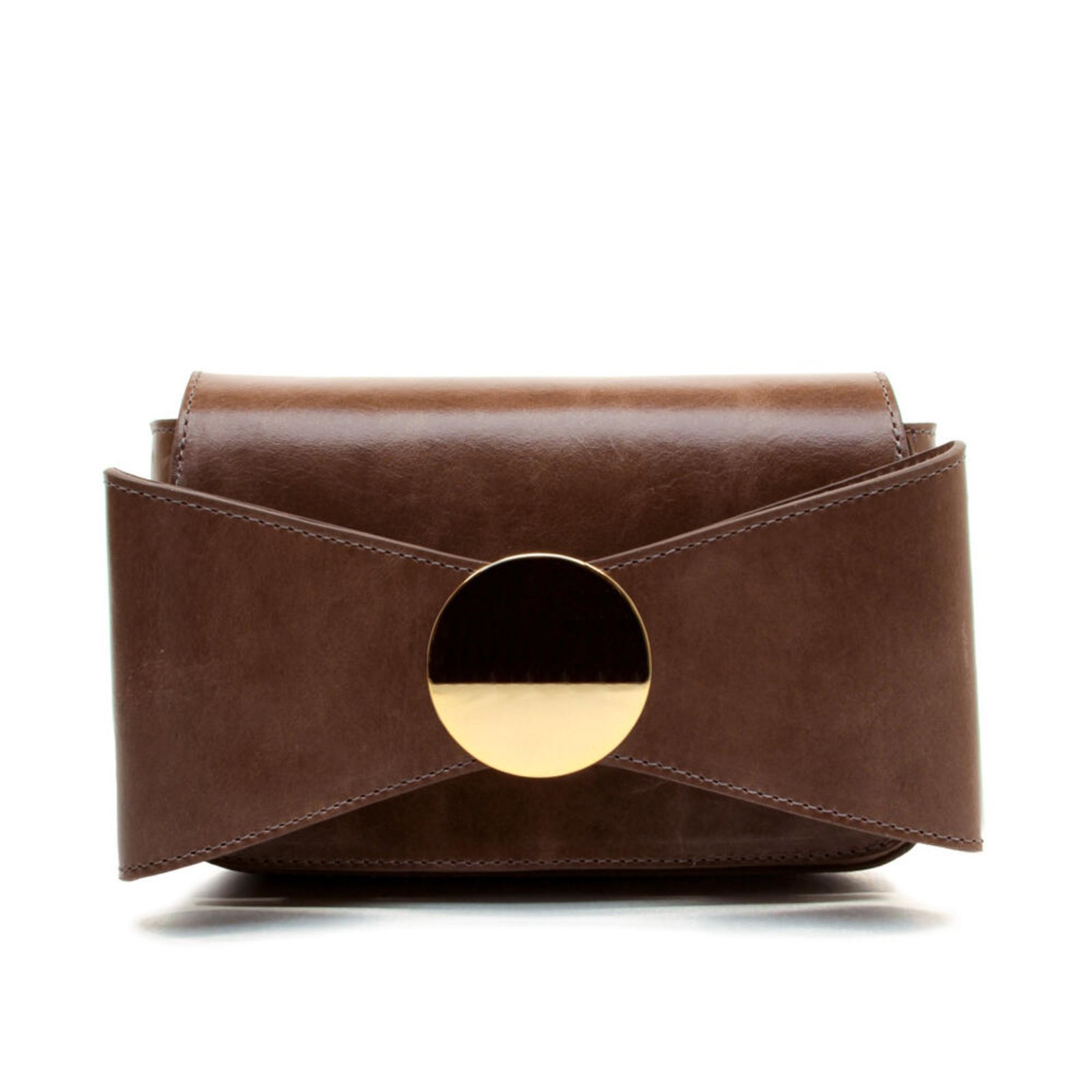 Vista 2 Bolsa Couro Cecconello C2607-2 marrom marrom