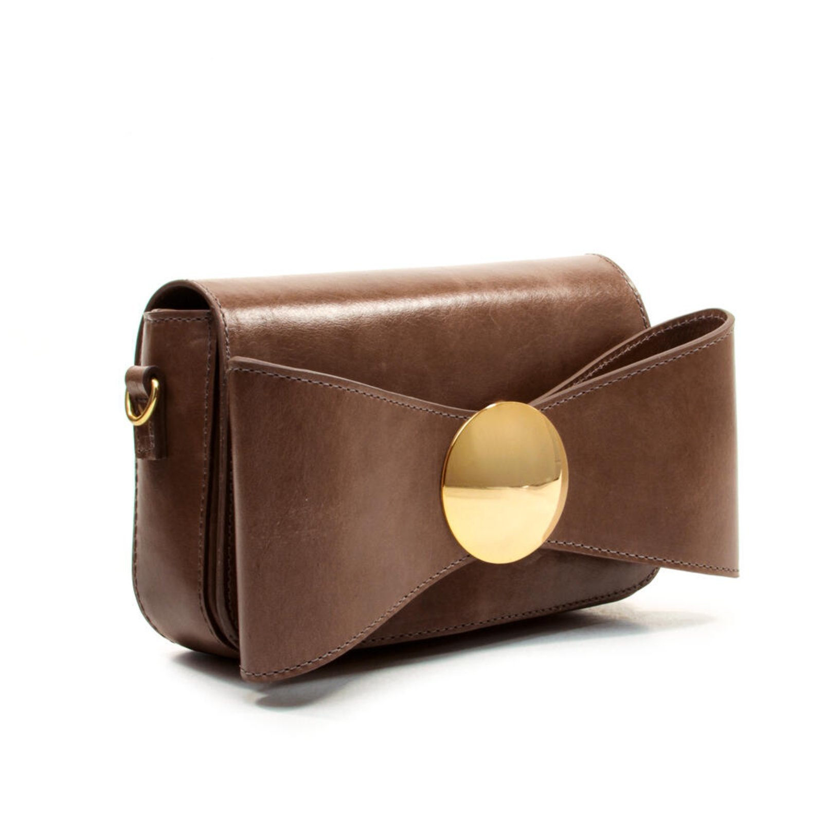 Vista 3 Bolsa Couro Cecconello C2607-2 marrom marrom