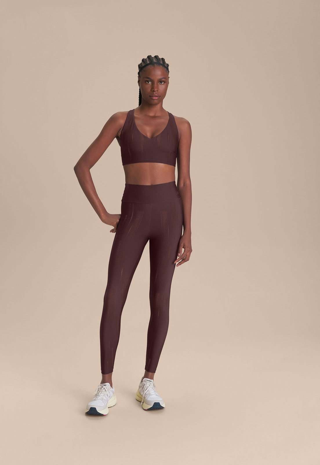 Calça Legging Feminina Live Voltstream Marrom