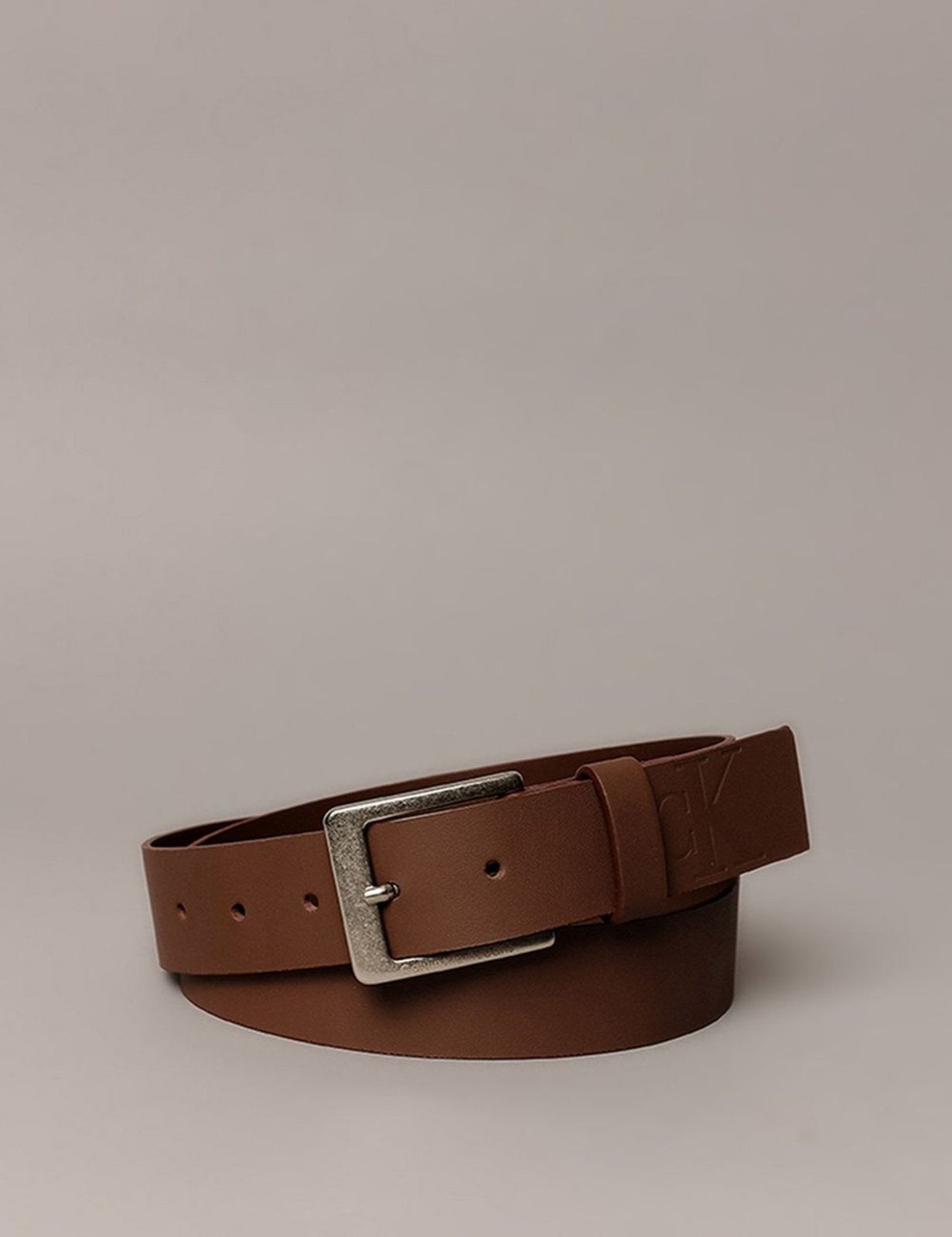 Cinto Masculino Queima Calvin Klein Jeans - Cafe Calvin Klein Jeans