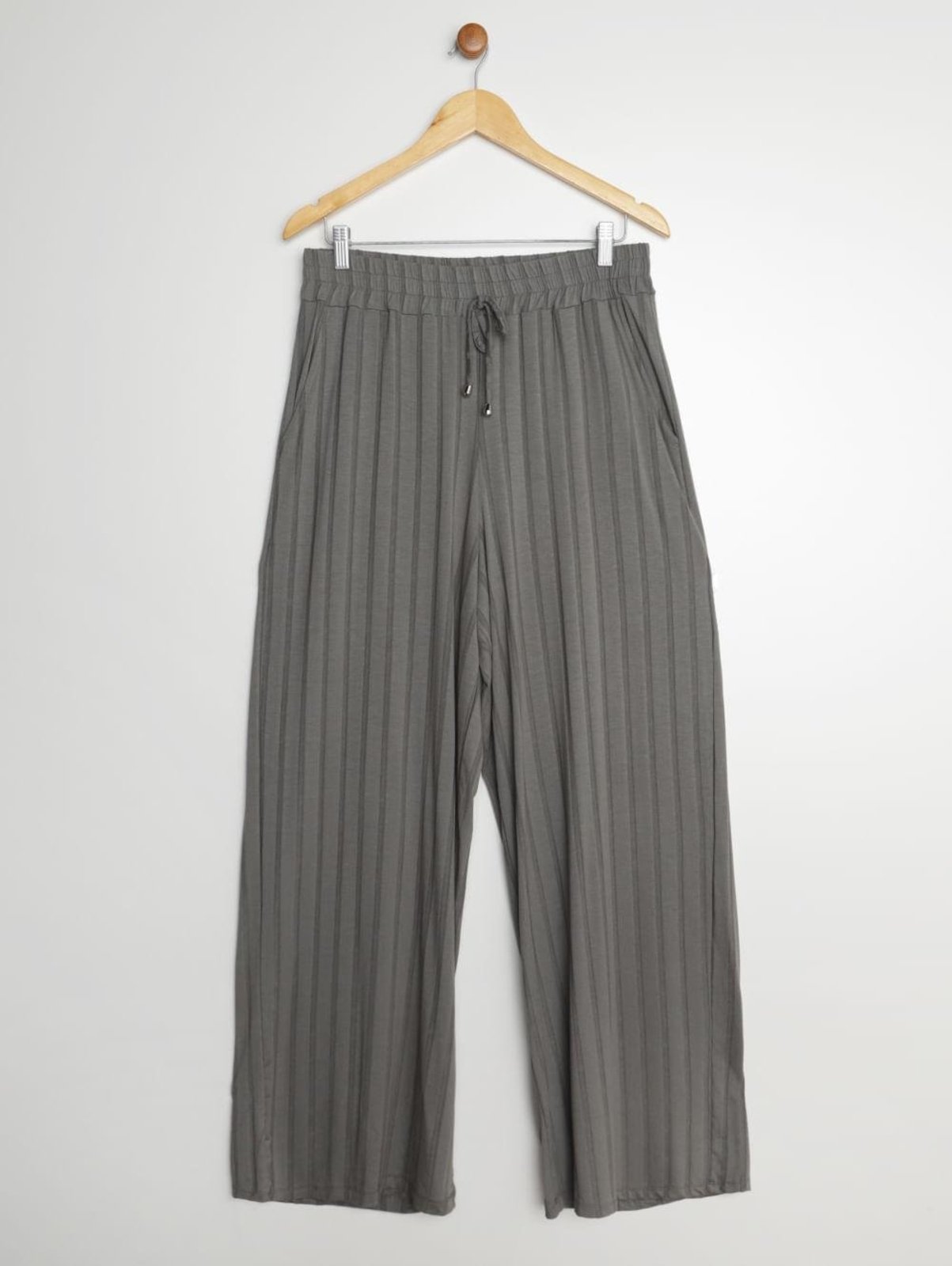 Calça Canelada Autentique Plus Size Feminina VERDE