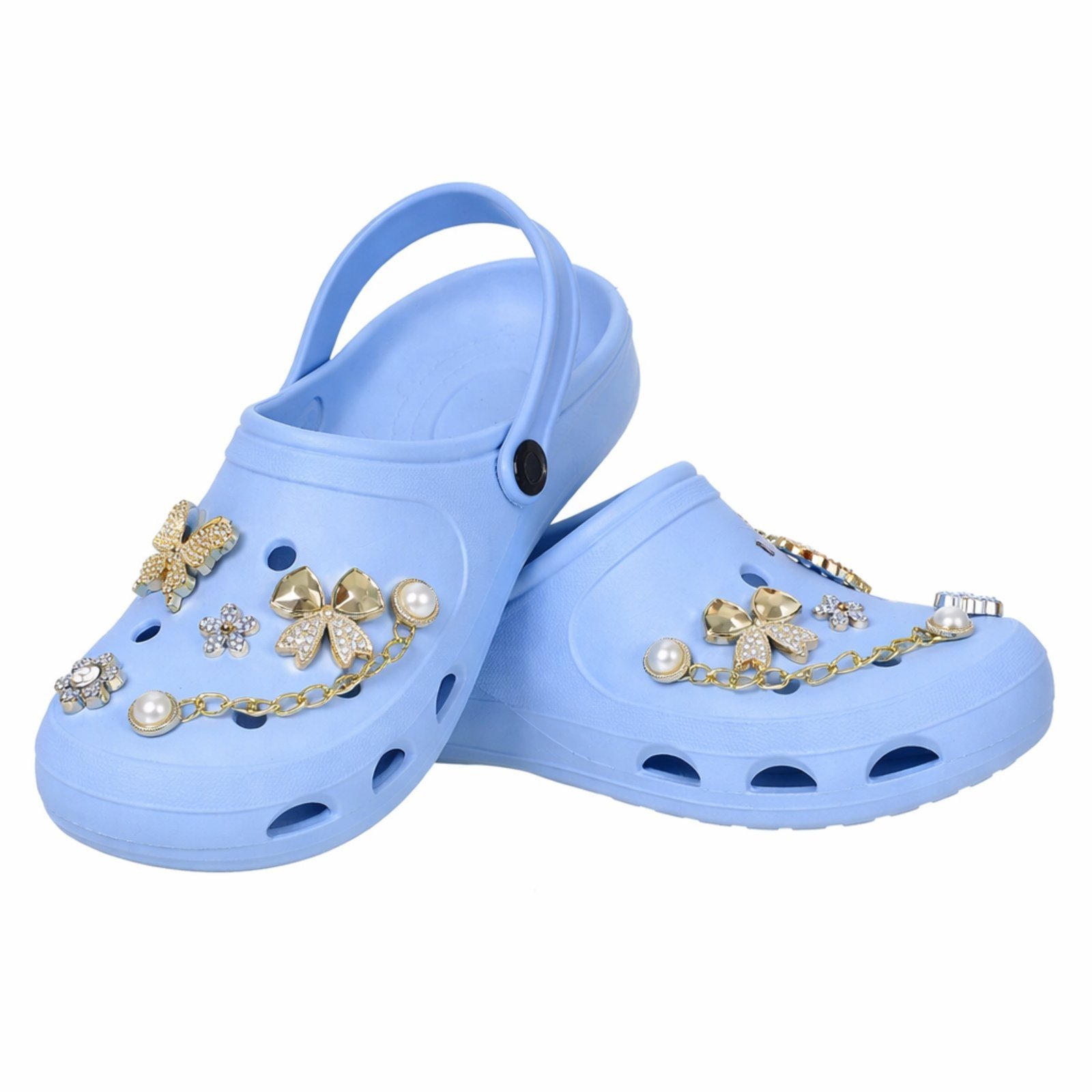 Chinelo Babuche Sandália Feminina com Enfeite