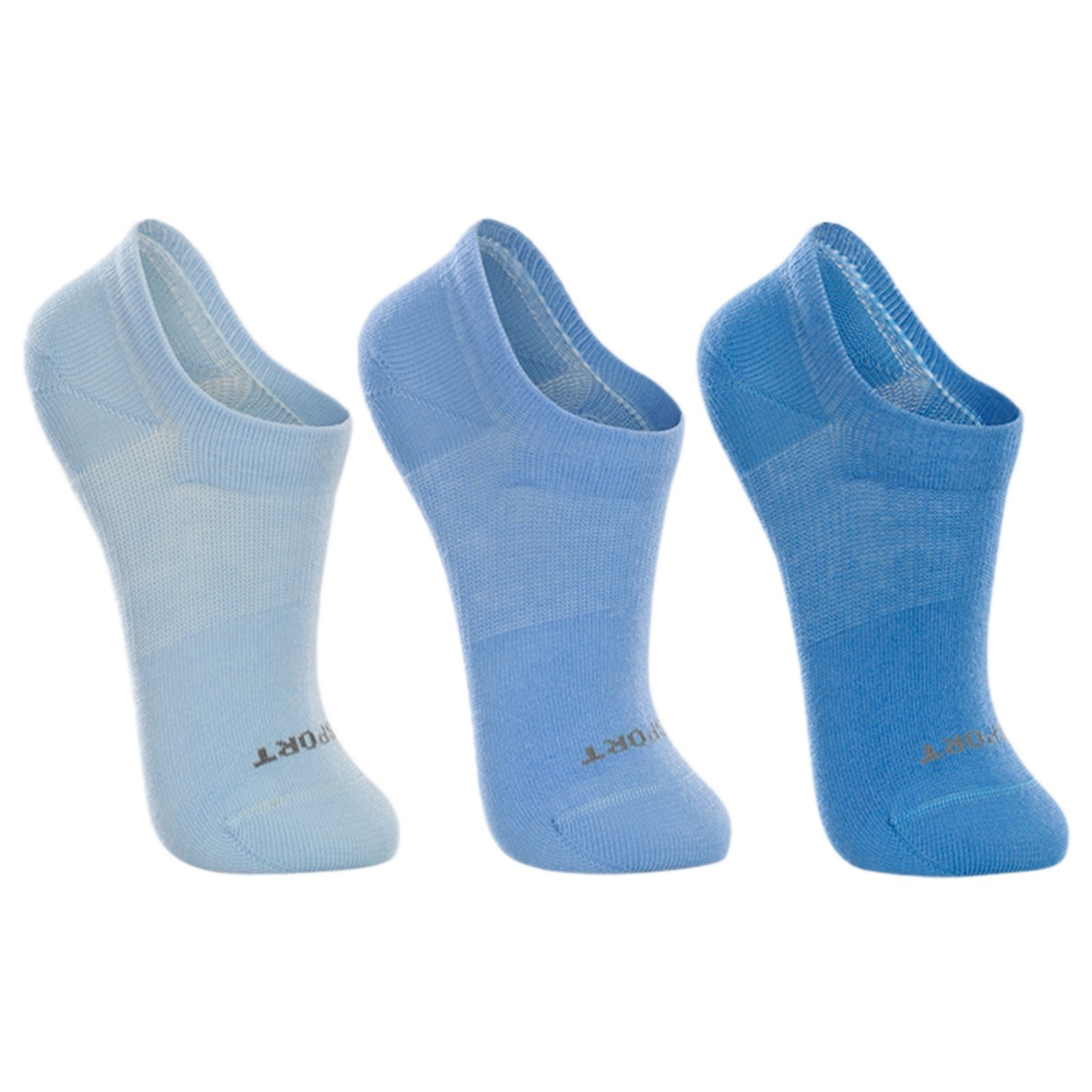 Vista 2 Infantil - Kit com 3 Meias Invisível Lupo 0 azul Lupo azul