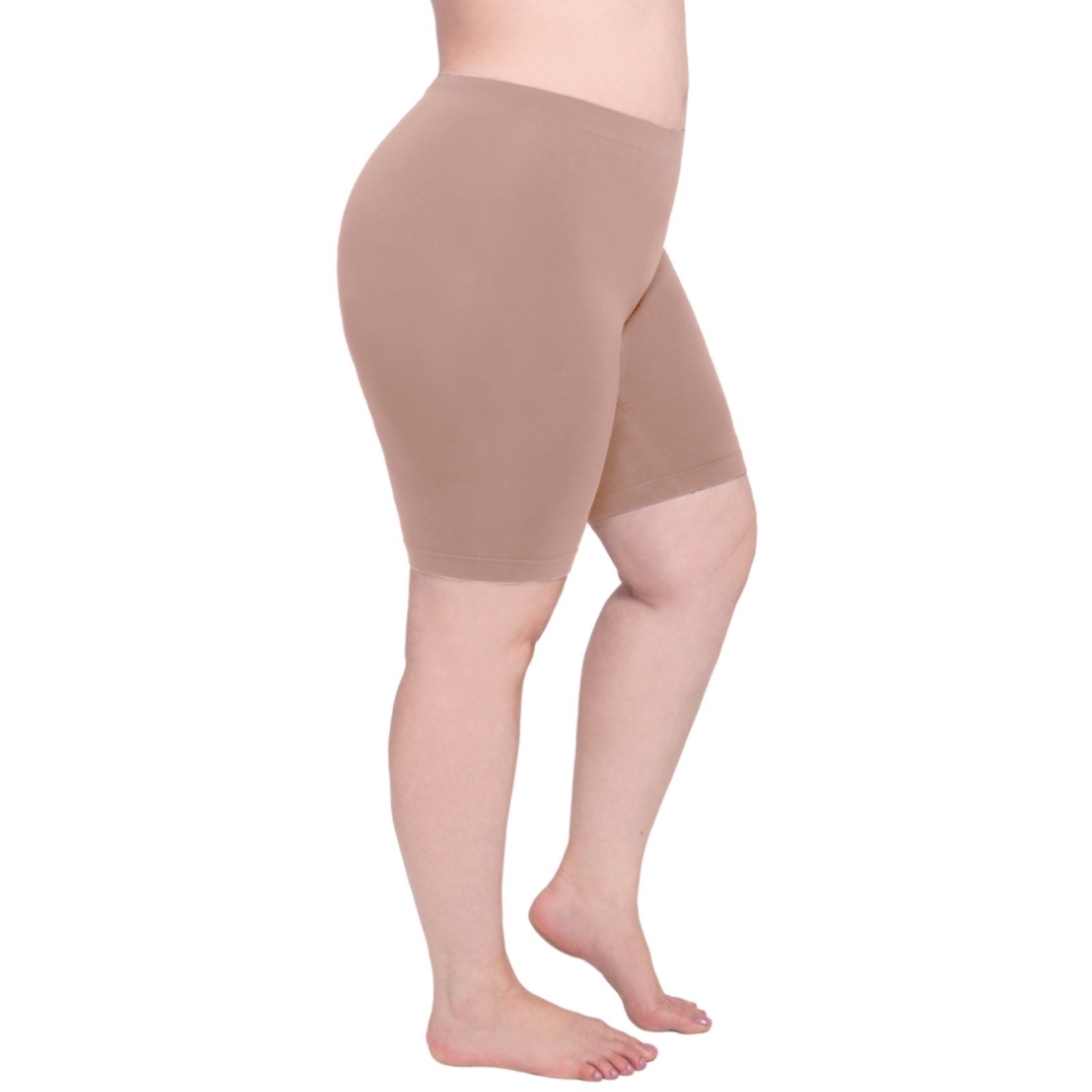 Shorts Modelador Plus Size Loba Sem Costura Feminino