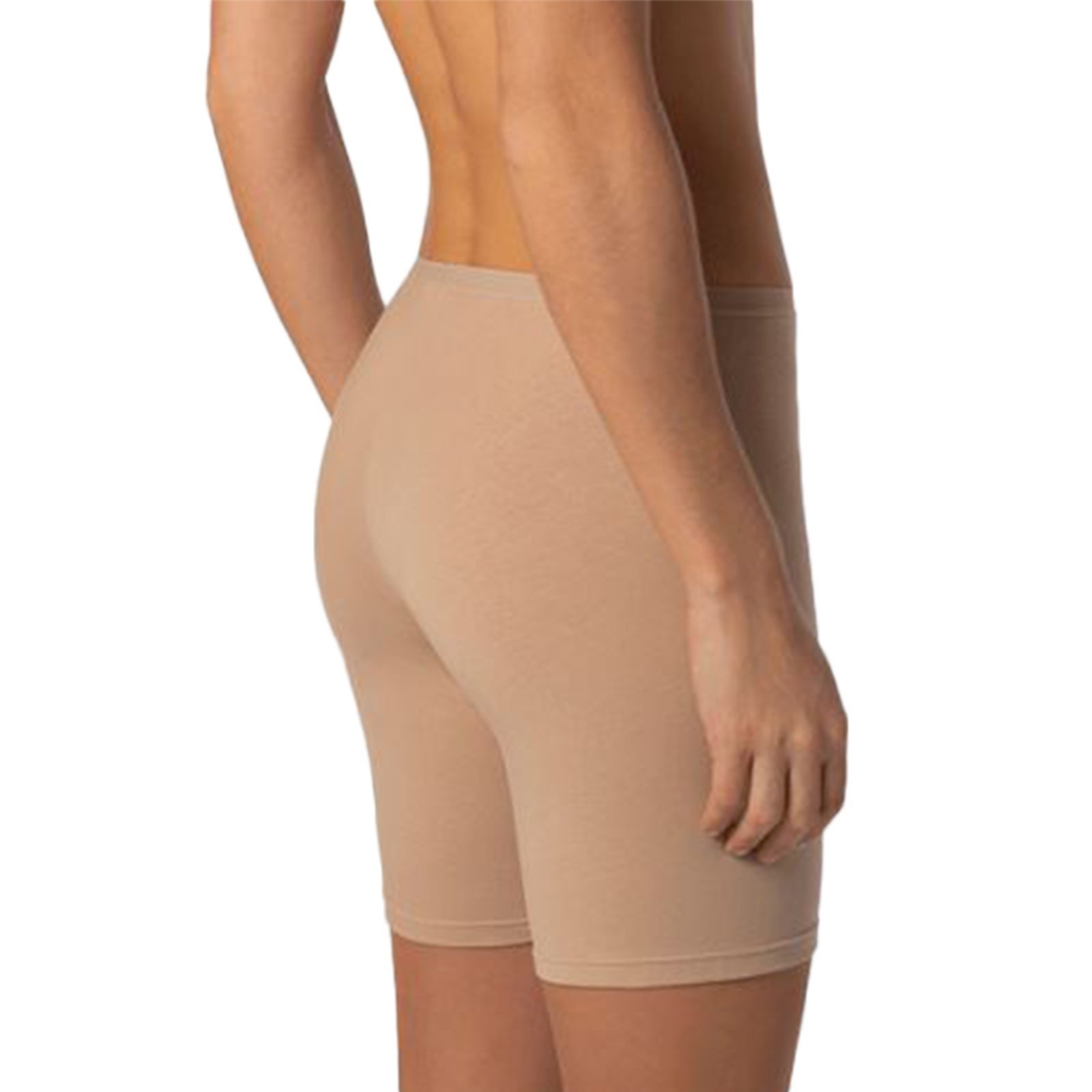 Vista 3 Calcinha Shorts Algodão Loba Lupo Básica Confortavel 43017 Natural bege natural Lupo bege natural