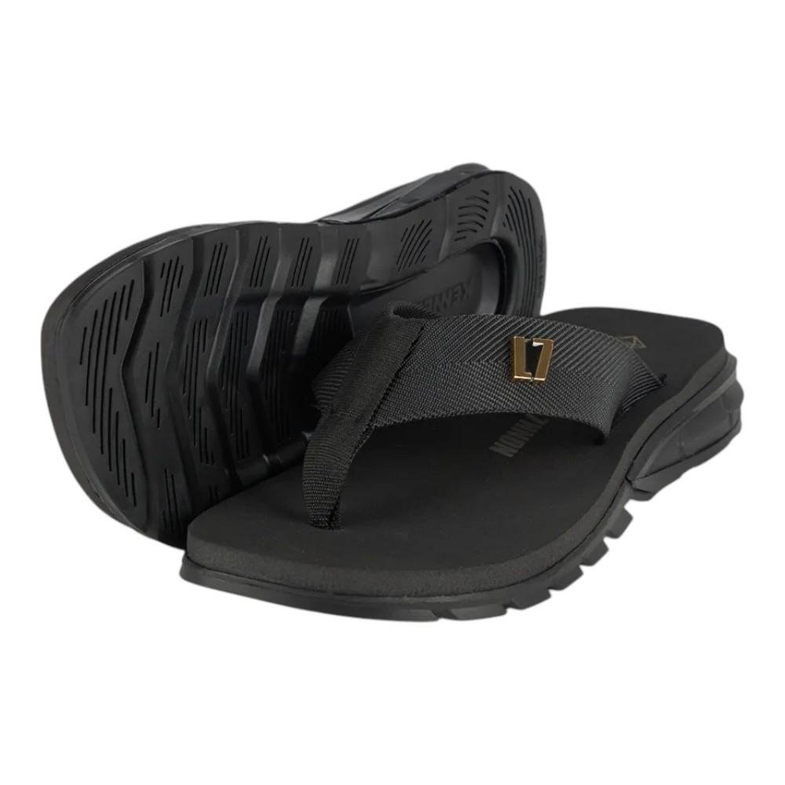 Chinelo Kenner Collab L7 Orak Masculino Preto Preto
