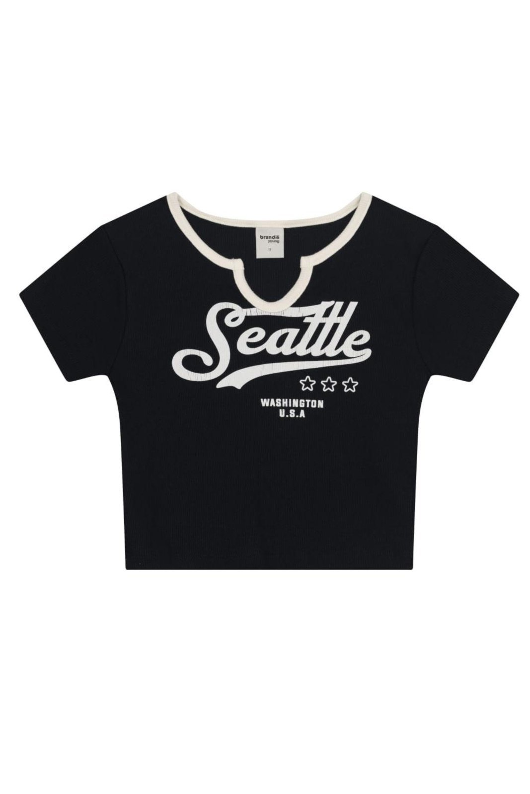 Infantil - Blusa menina cropped Brandili Young