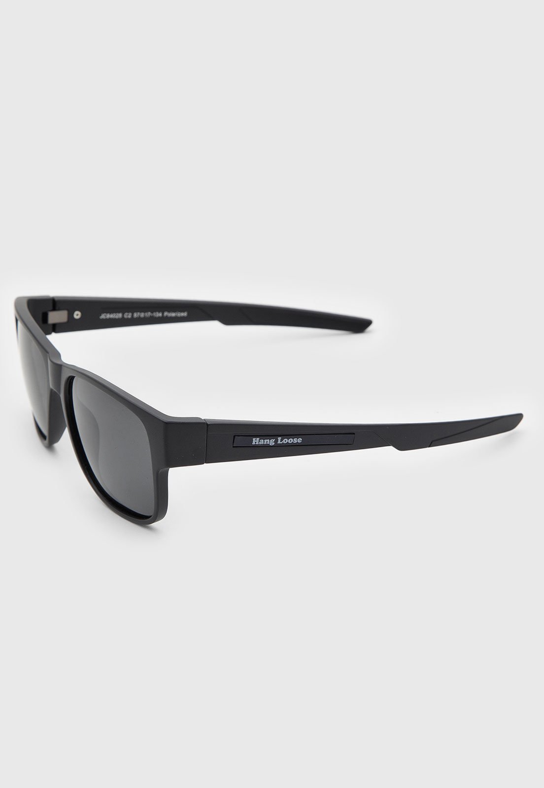 Óculos de Sol Hang Loose Retangular Preto