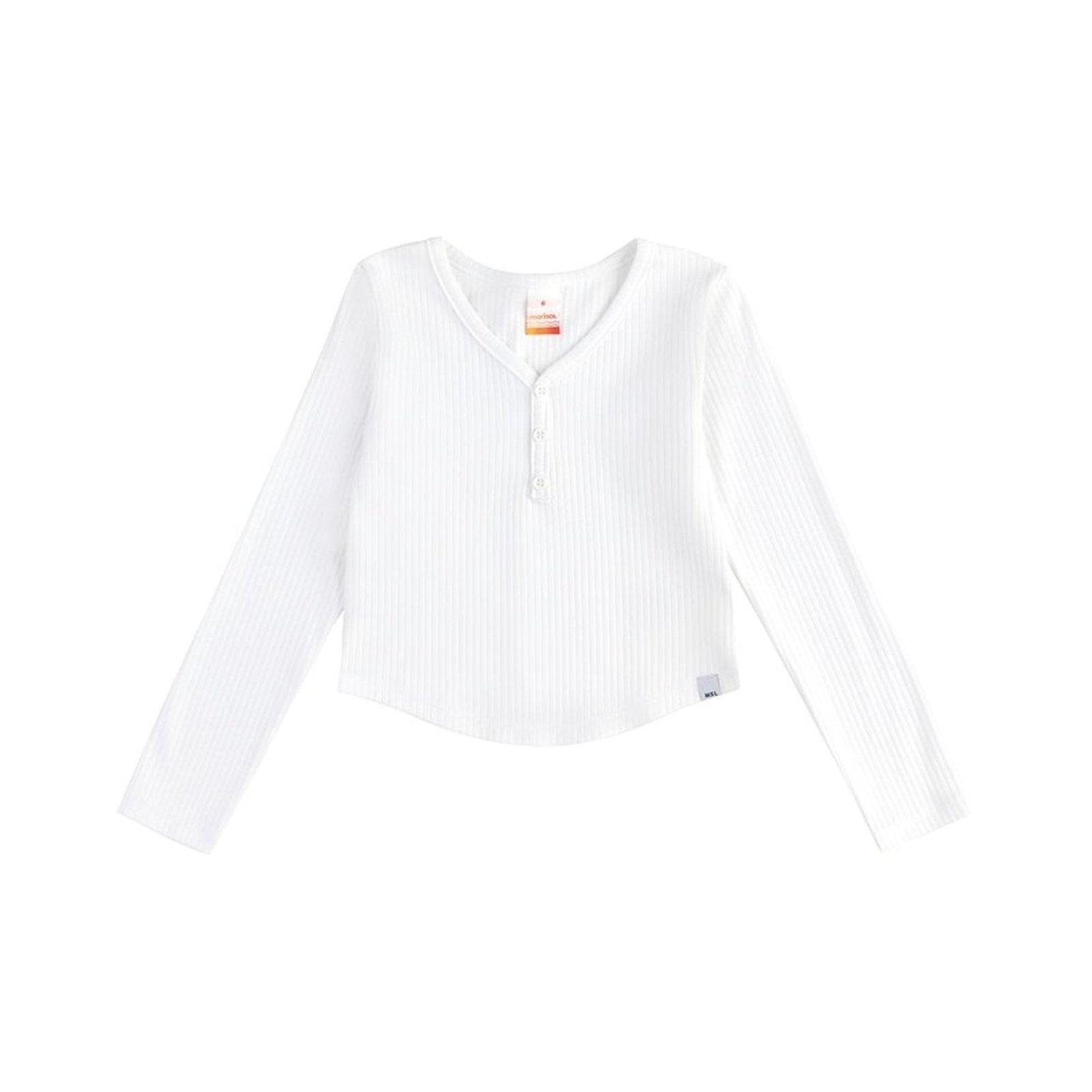 Infantil - Blusa Manga Longa Canelada Menina Marisol