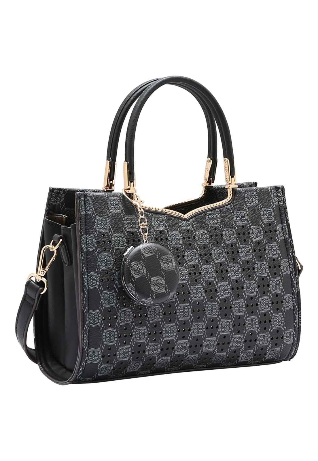 Bolsa Feminina Chenson Original New Cristal Mão Preto 3485029