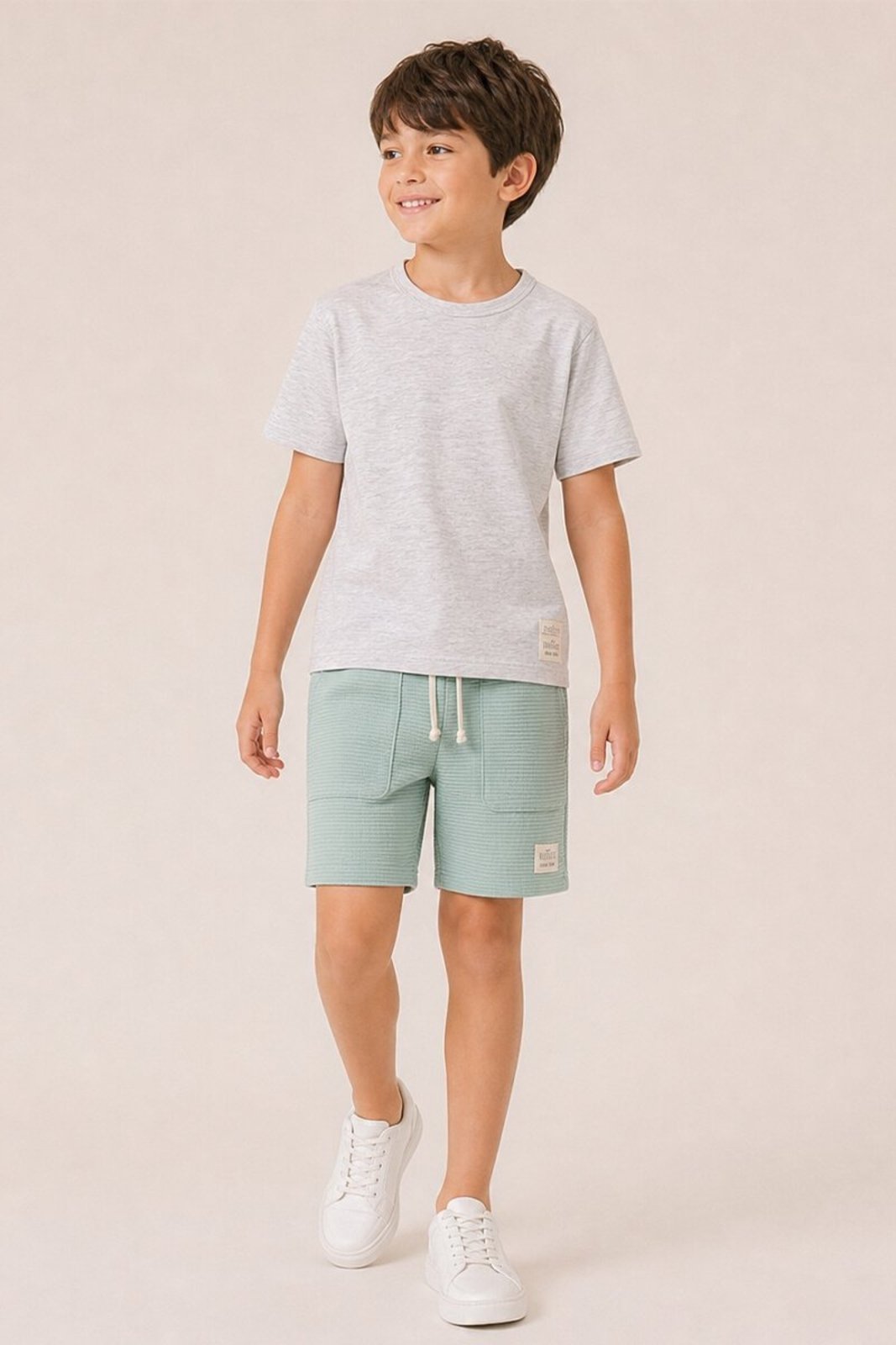 Infantil - Conjunto Bugbee Camiseta Malha Bermuda Malha