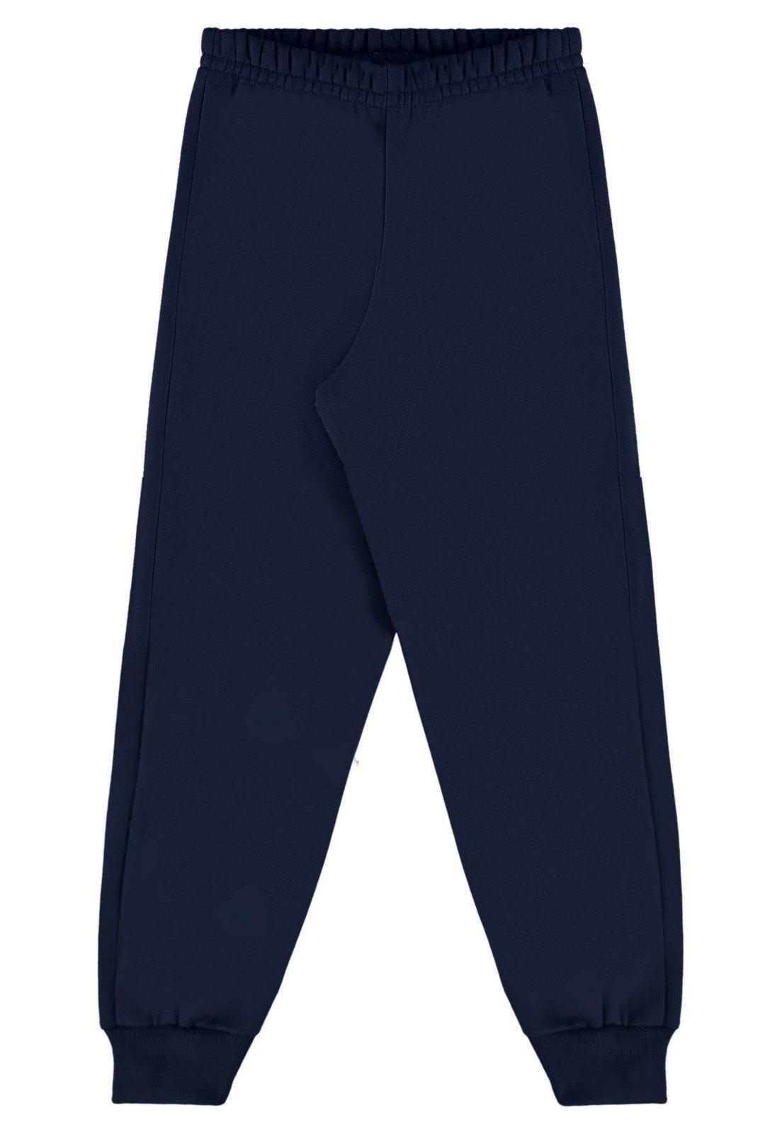 Infantil - Calça Unissex em Moletom Sem Felpa Bee Loop Azul Marinho