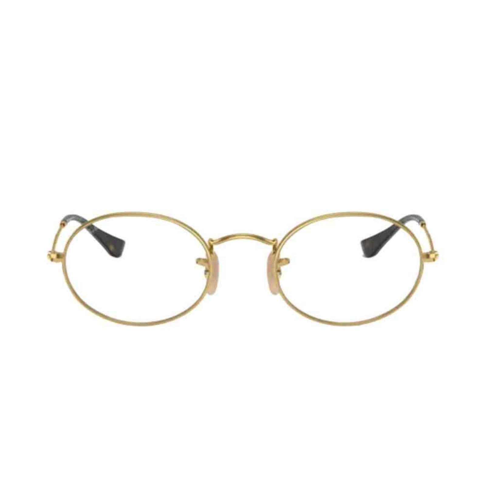 Armação de Grau Ray-Ban Oval Dourado 0RX3547V 2500 51