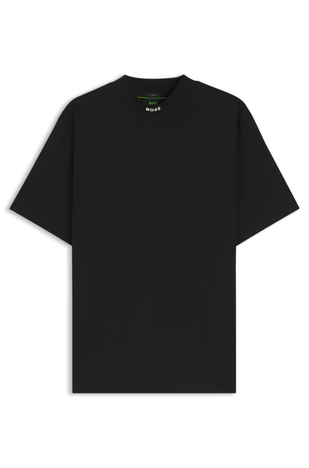 Camiseta De Ajuste Relaxed-Fit Em Algodão Elástico