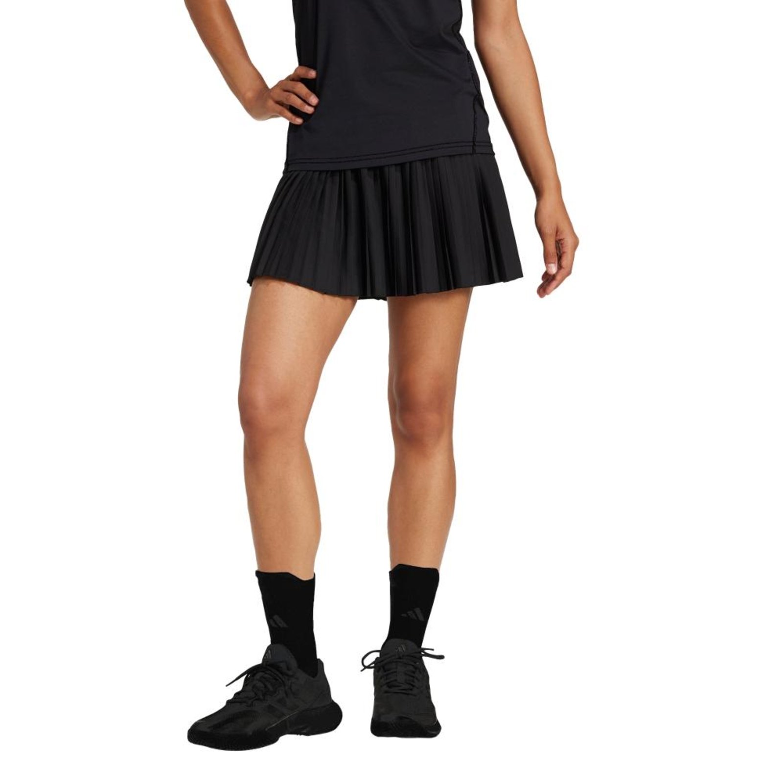 Saia pregueada Club adidas Performance Preto