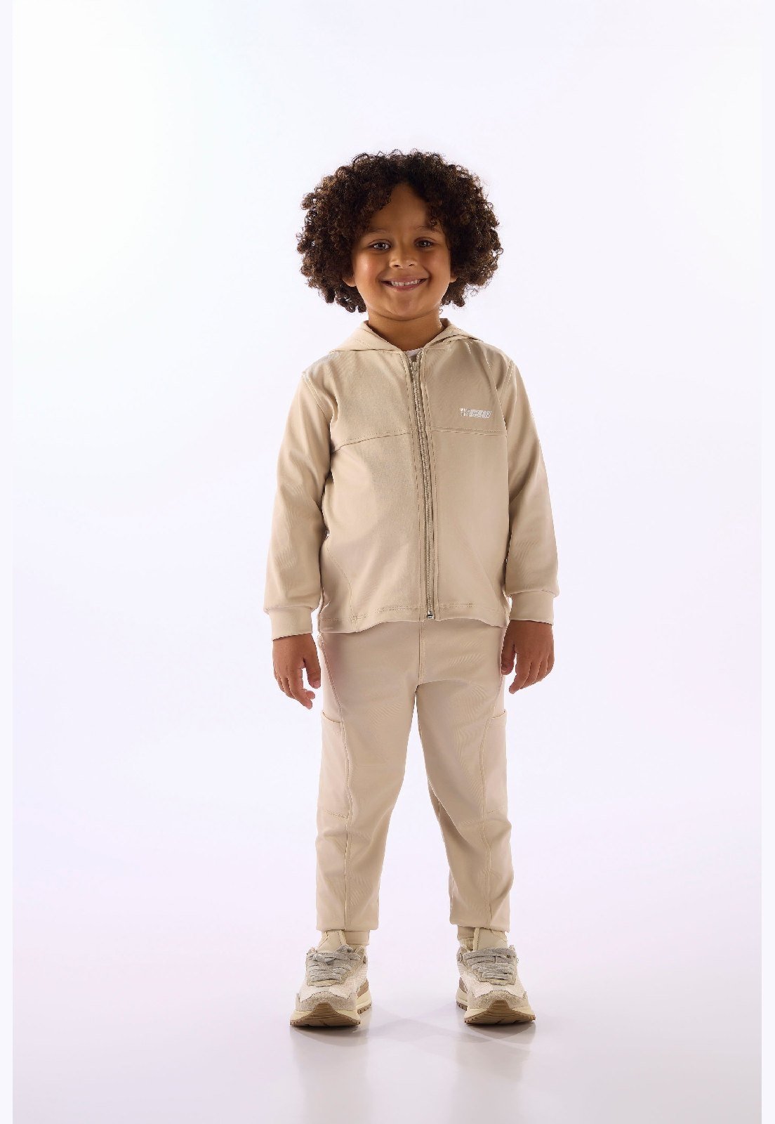 Infantil - Conjunto Jaqueta Calça Gym Up Baby Bege