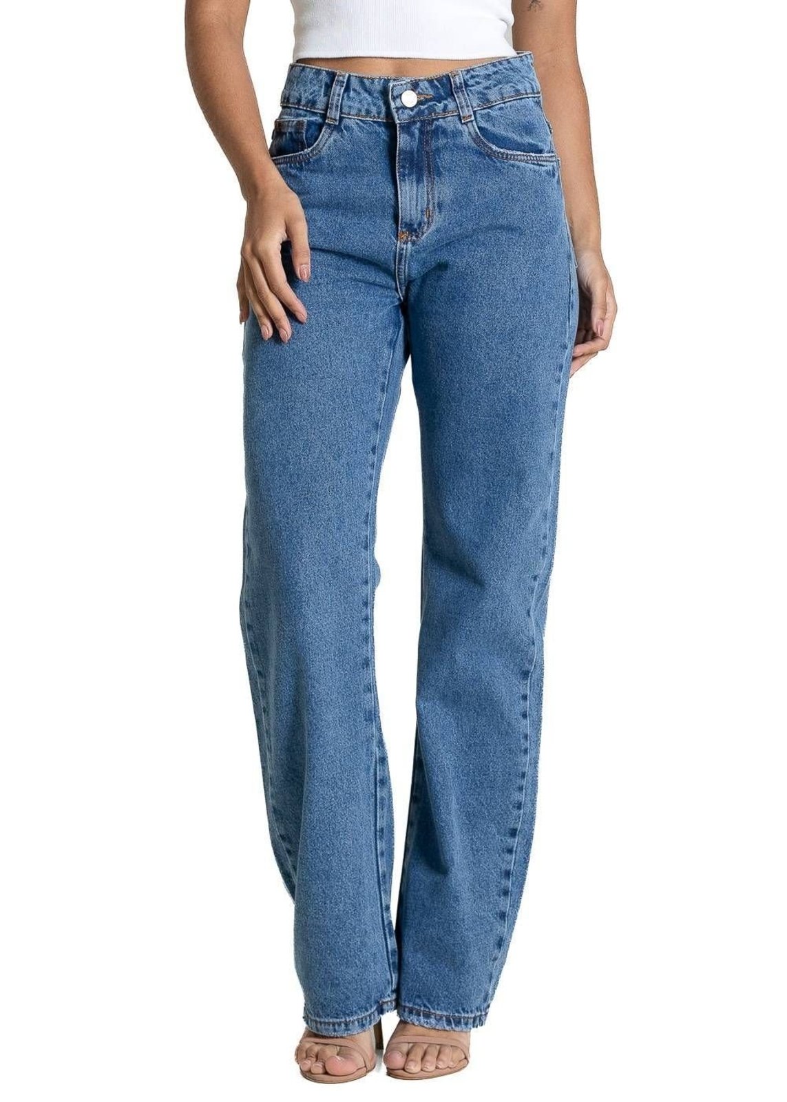 Calça Jeans Sawary Reta - 283700 - Azul - Sawary