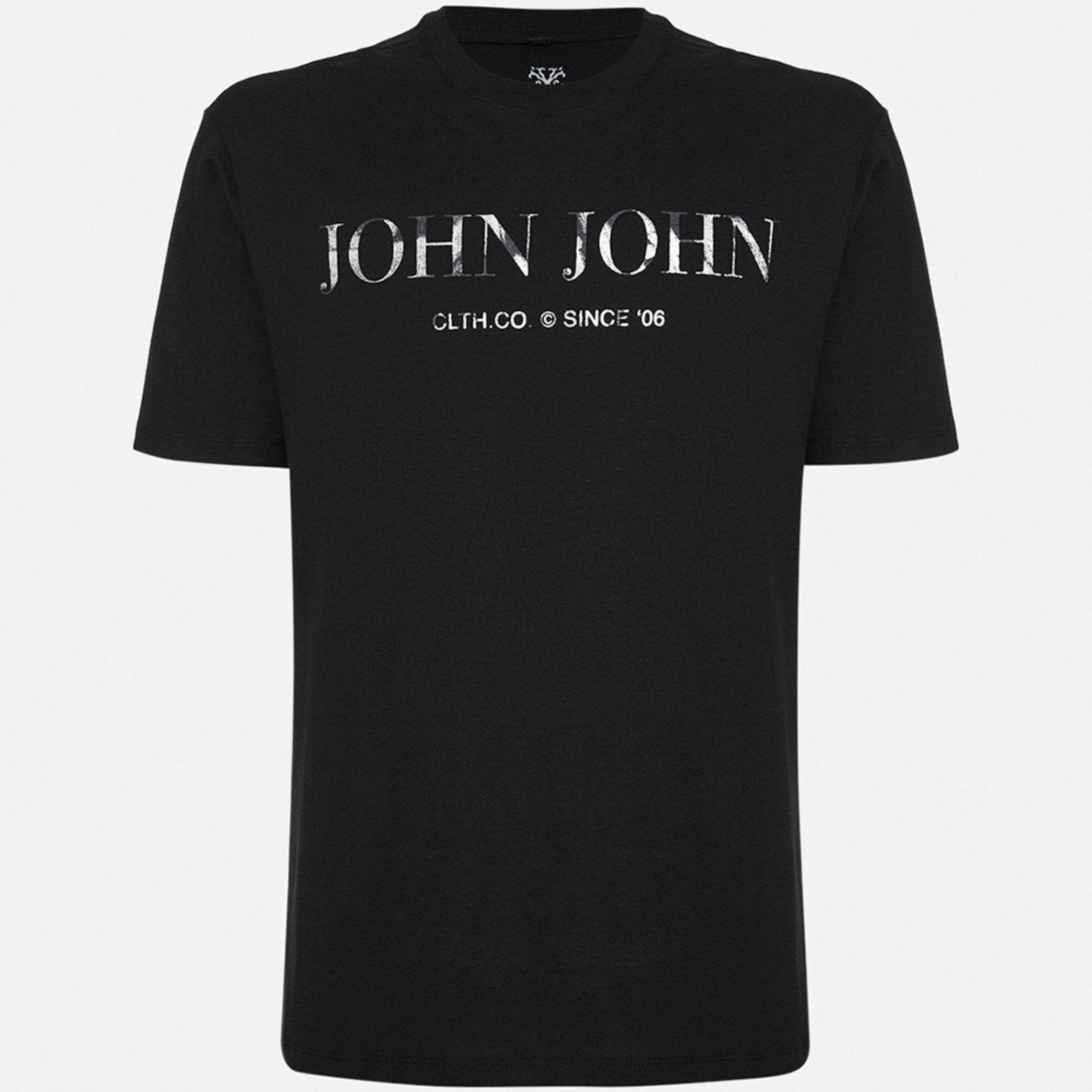Camiseta John John Rg Clth Brand Ve25 Preto Masculino