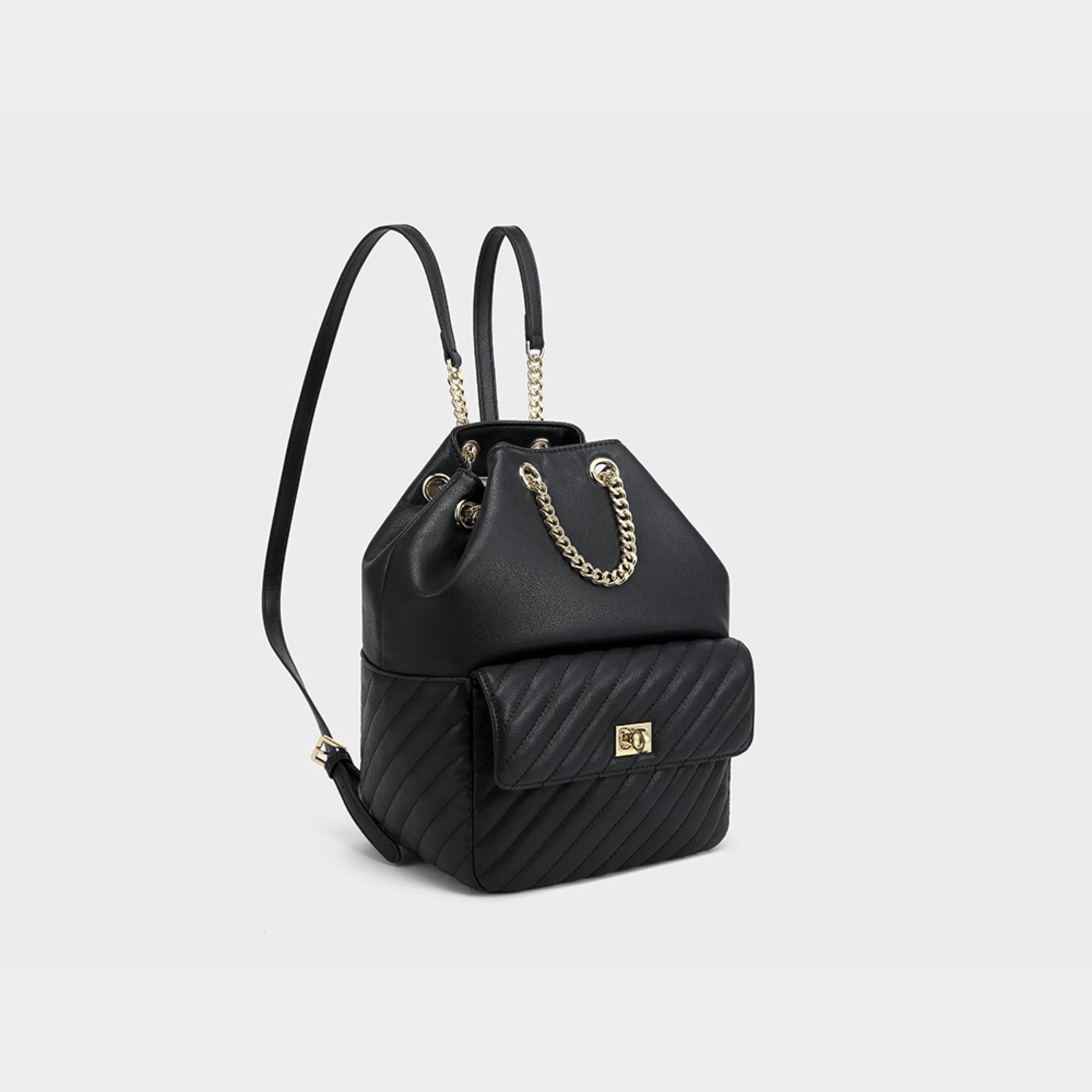 Mochila Bianca Fiore Milano Preta