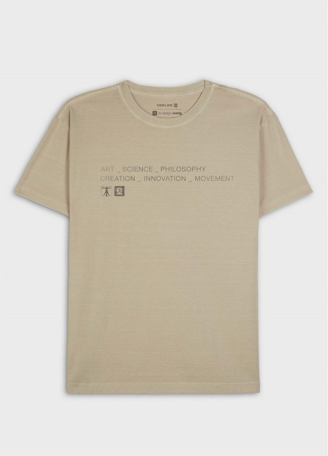 T-shirt regular stone art sci philo OSKLEN