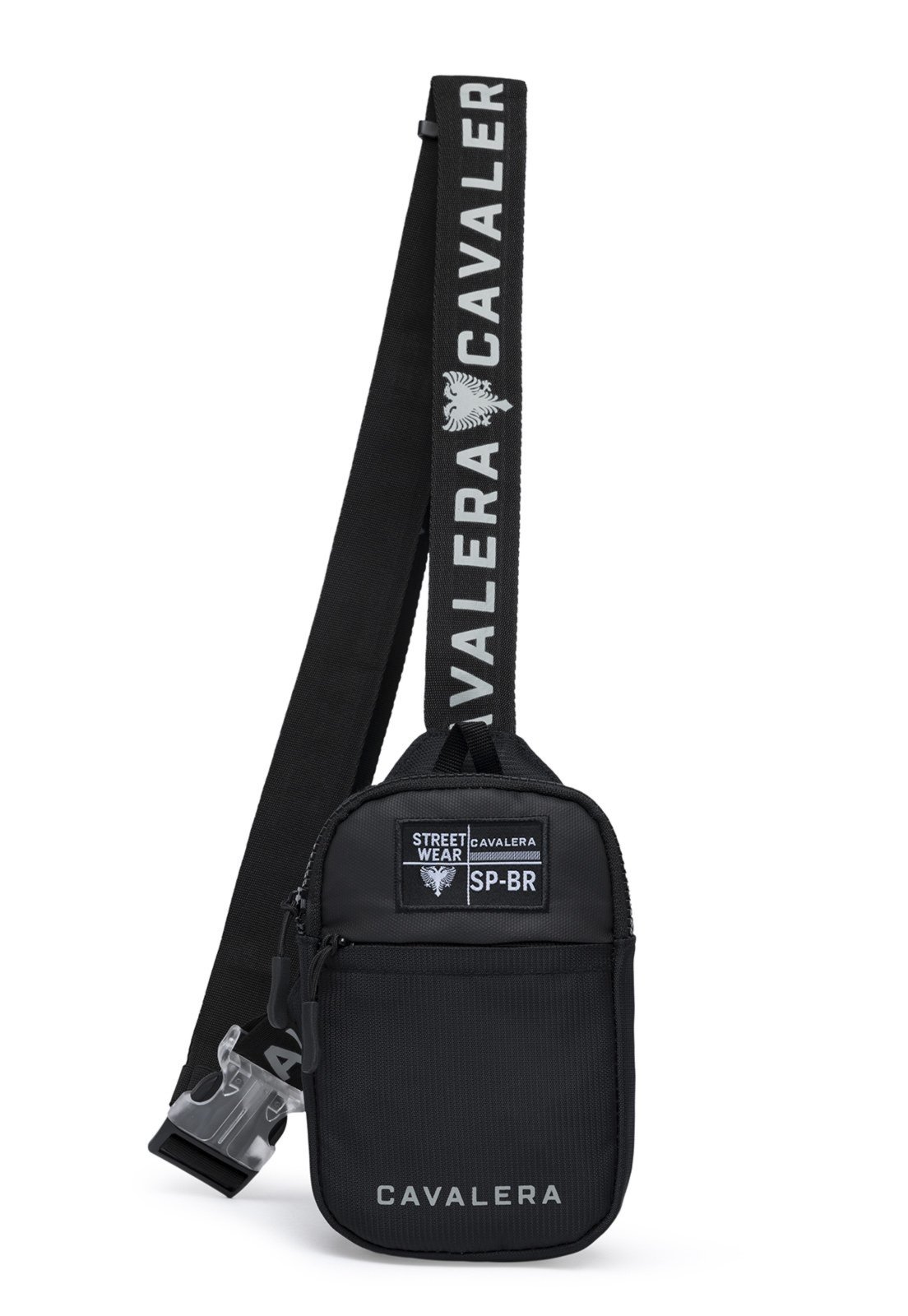 Vista 2 Shoulder Bag Bolsa De Lado Cavalera Juvenil Casual preto Cavalera preto