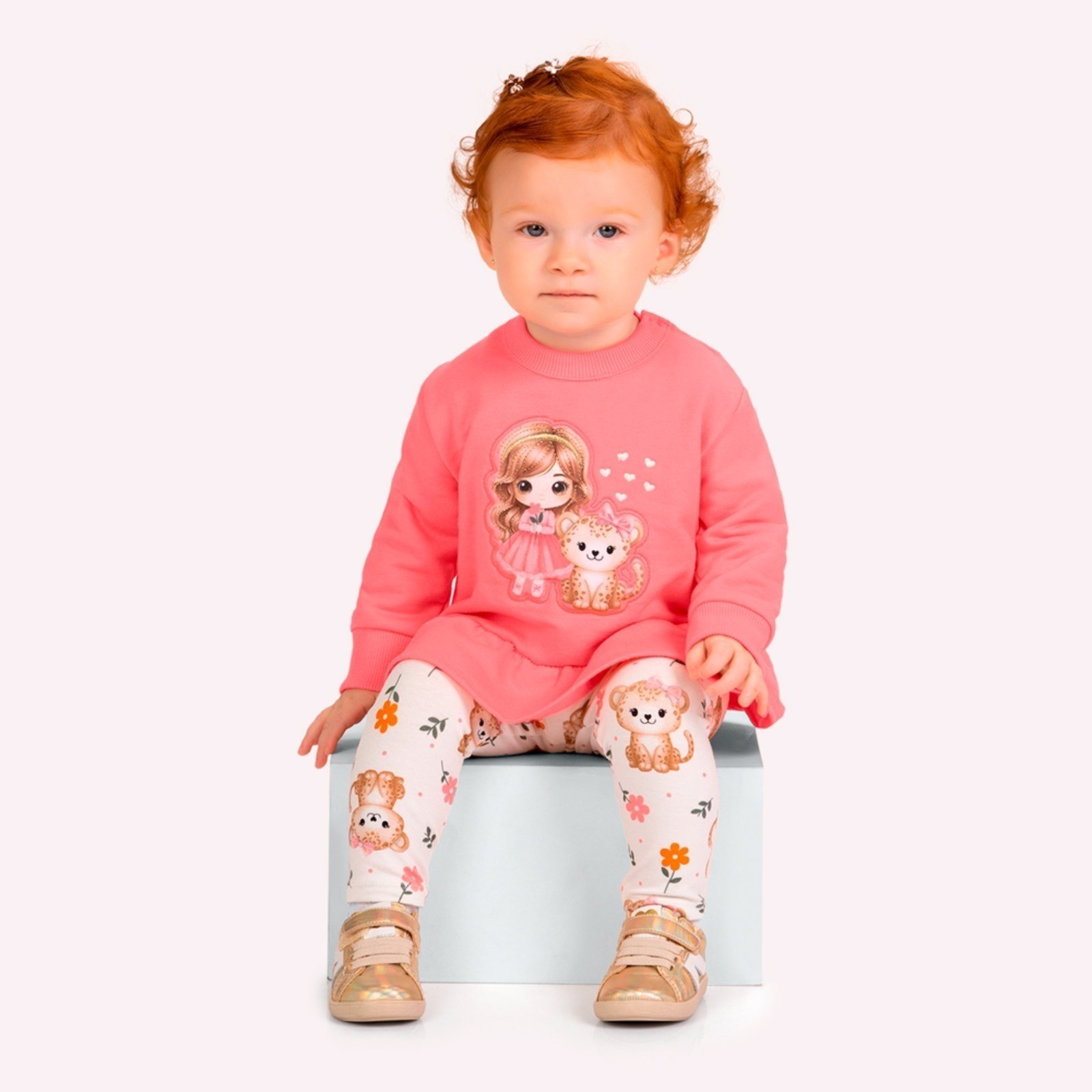 Infantil - Conjunto Menina Bordado Kyly