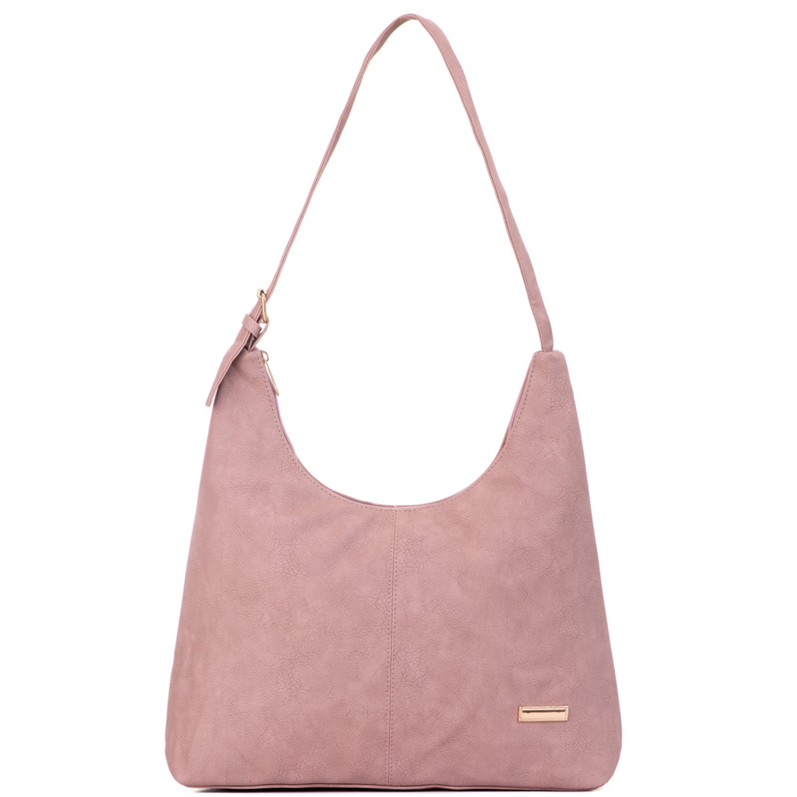 Bolsas Femininas De Ombro Grande Meia Lua Tira Colo Star Shop Rosa