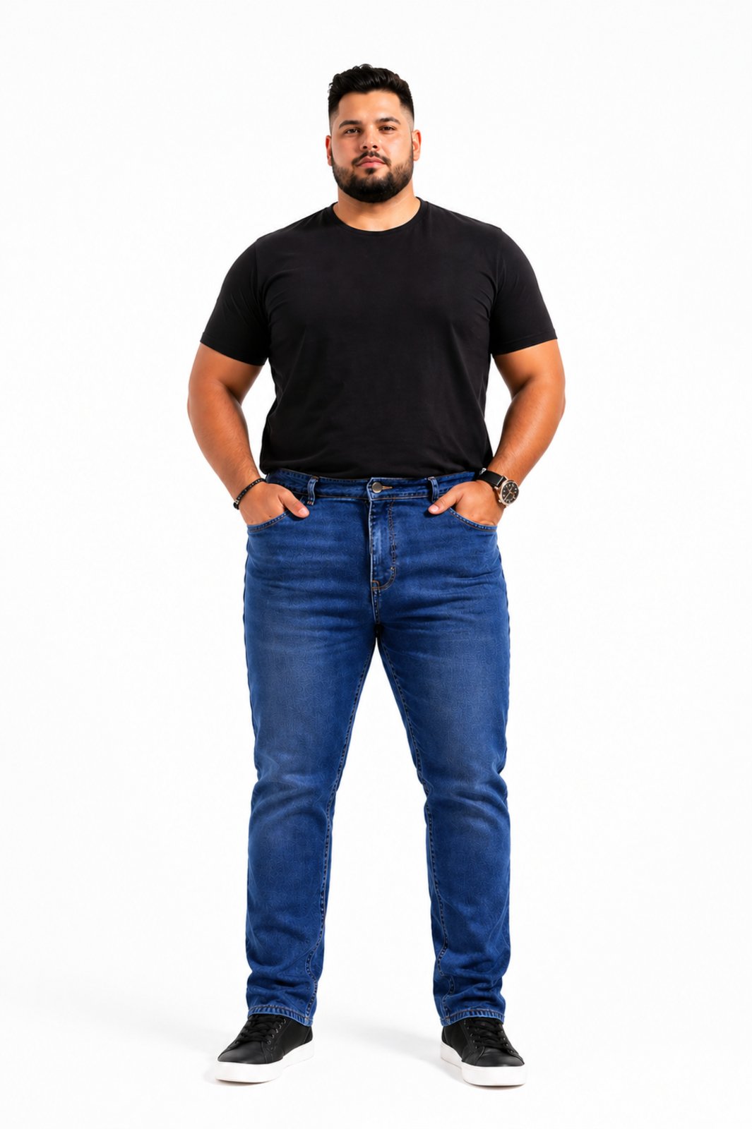 Calça Plus Size D Bell Outlet Fashion Skinny Azul
