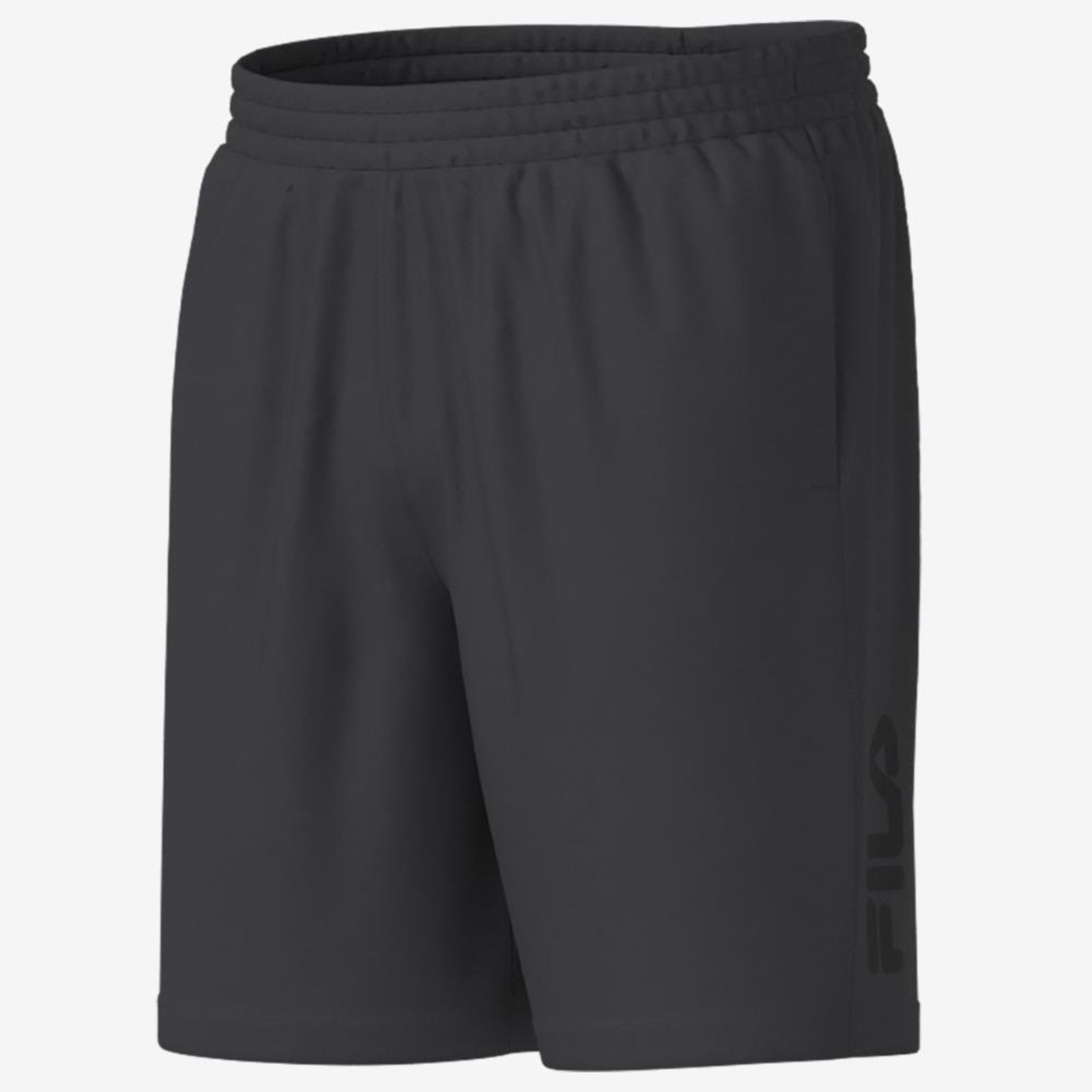 Bermuda Fila Comfort Wrinkle Letter Masculina Preto
