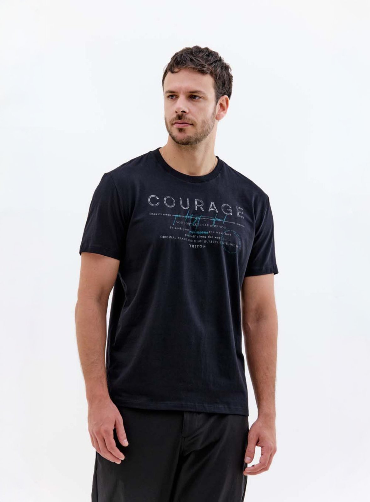 Camiseta New Courage Triton Preto