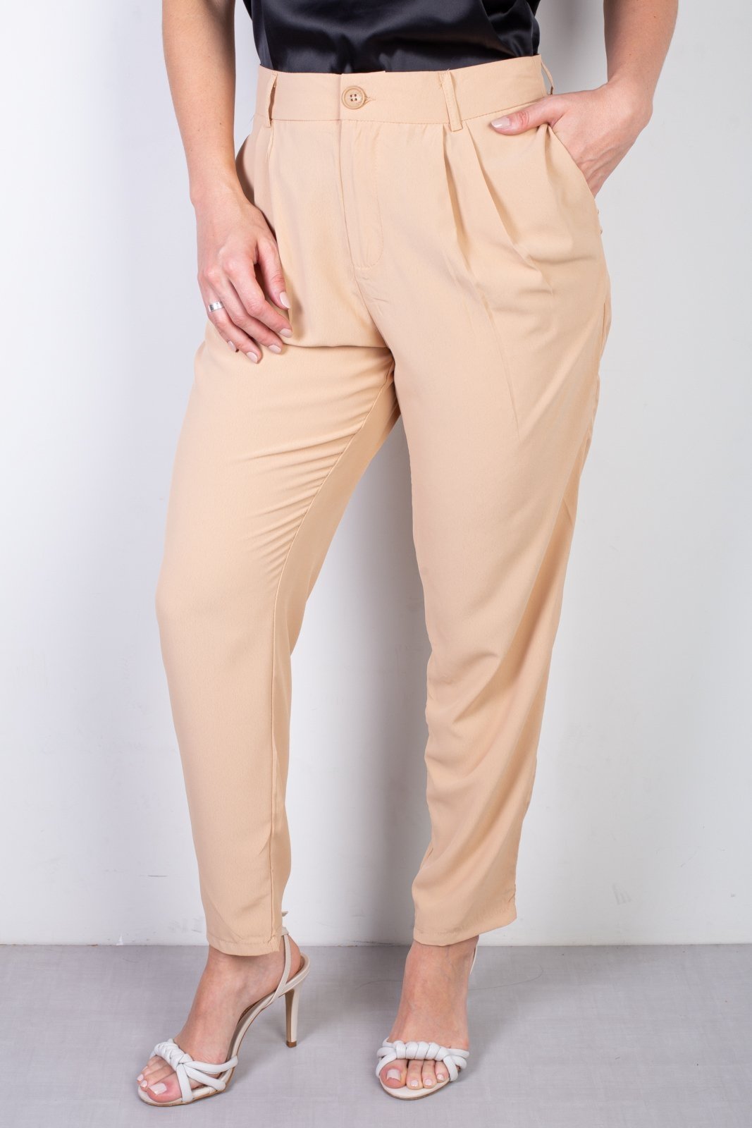Calça Enluaze Reta Feminina Alfaiataria 51178 – Bege