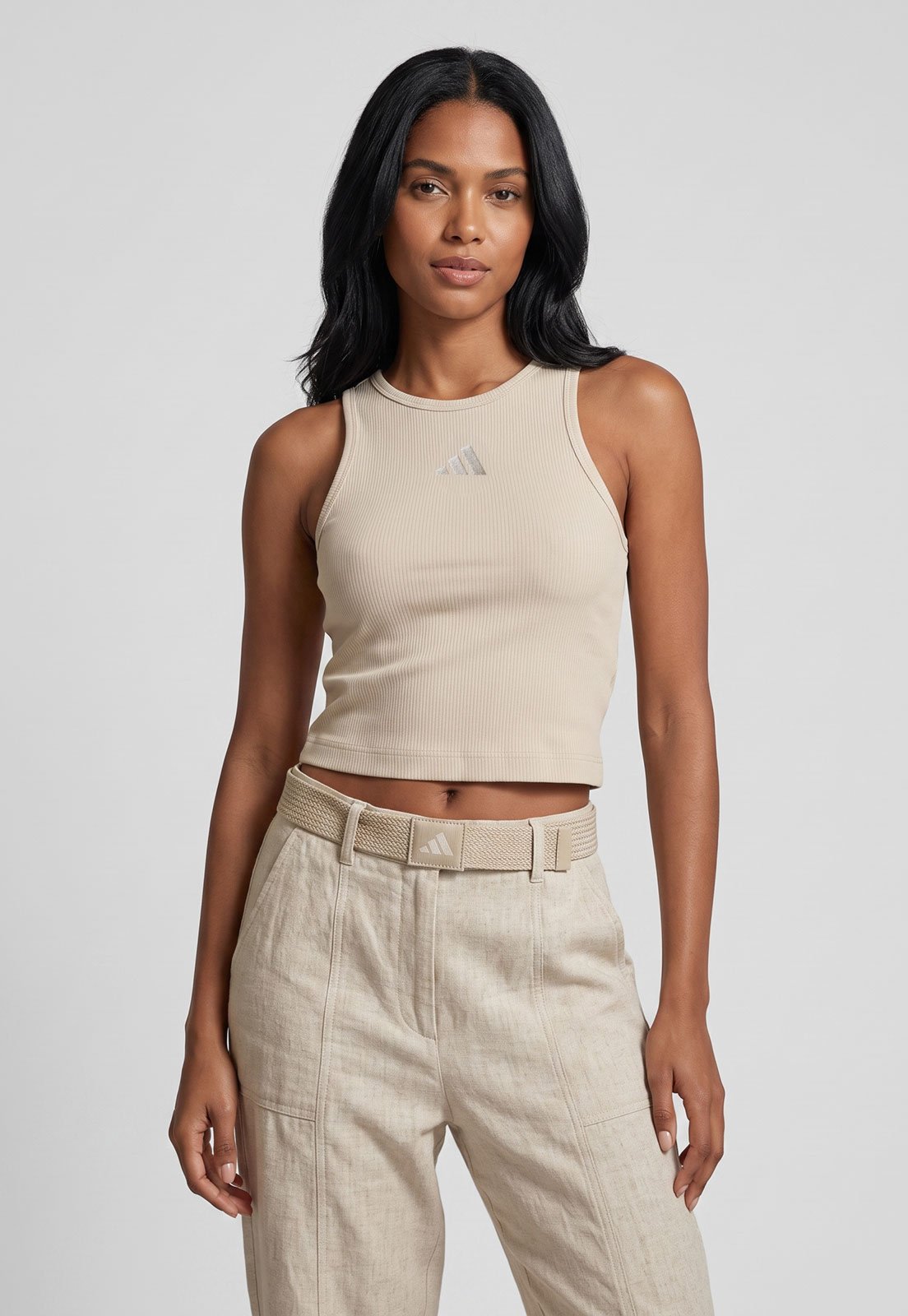 Regata adidas Sportswear Future Icons Cropped Bege