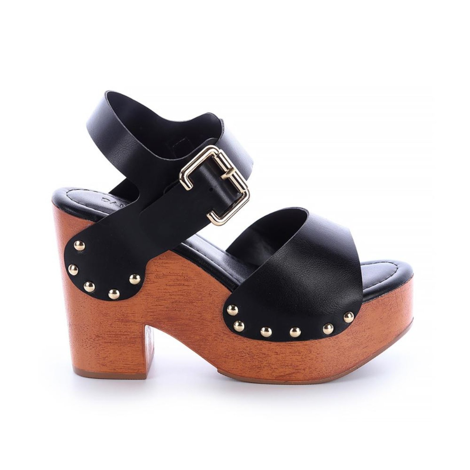 Sandália Damannu SHoes Chloe Plataforma Boho Preto
